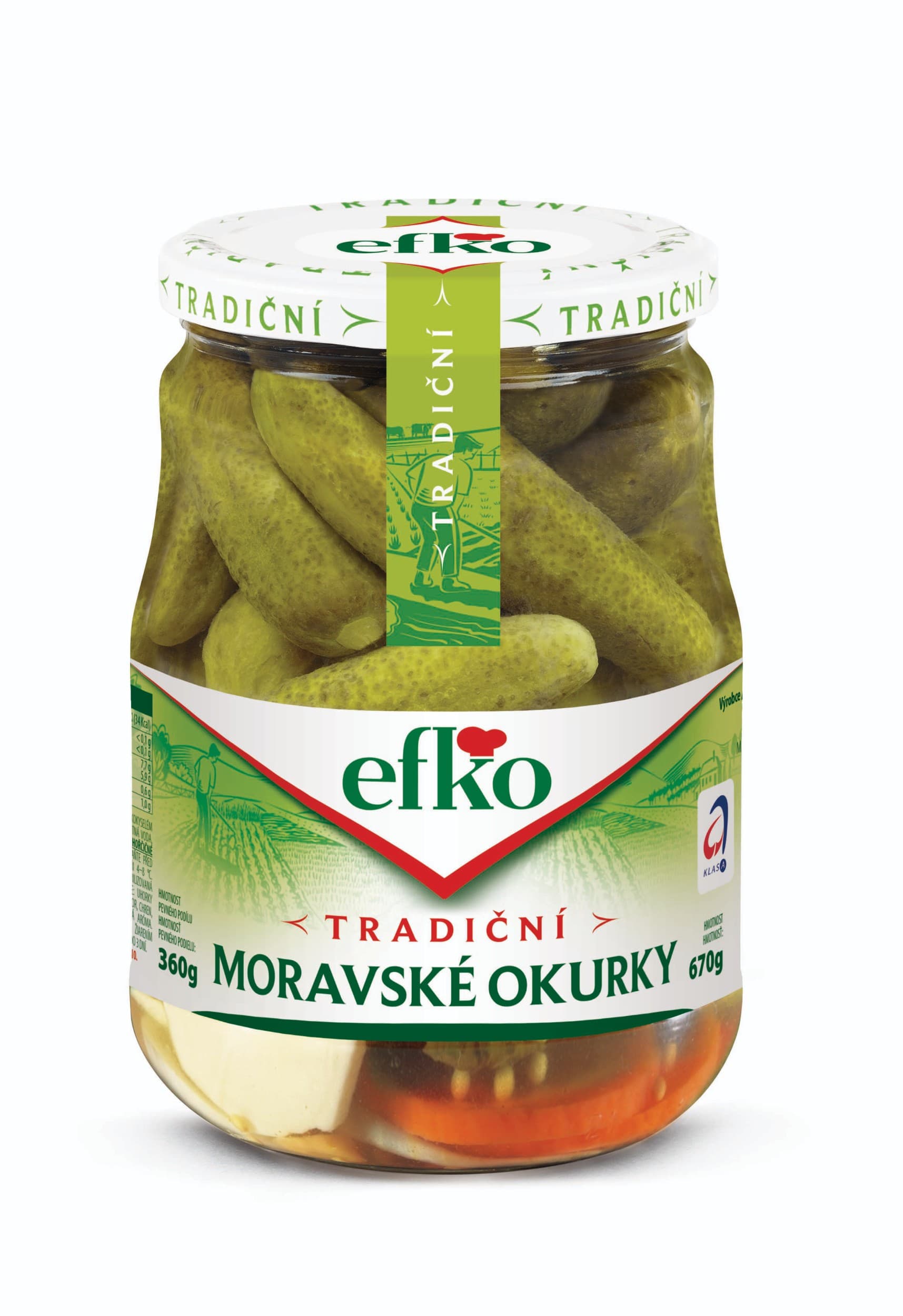 Efko Moravské okurky 720 ml