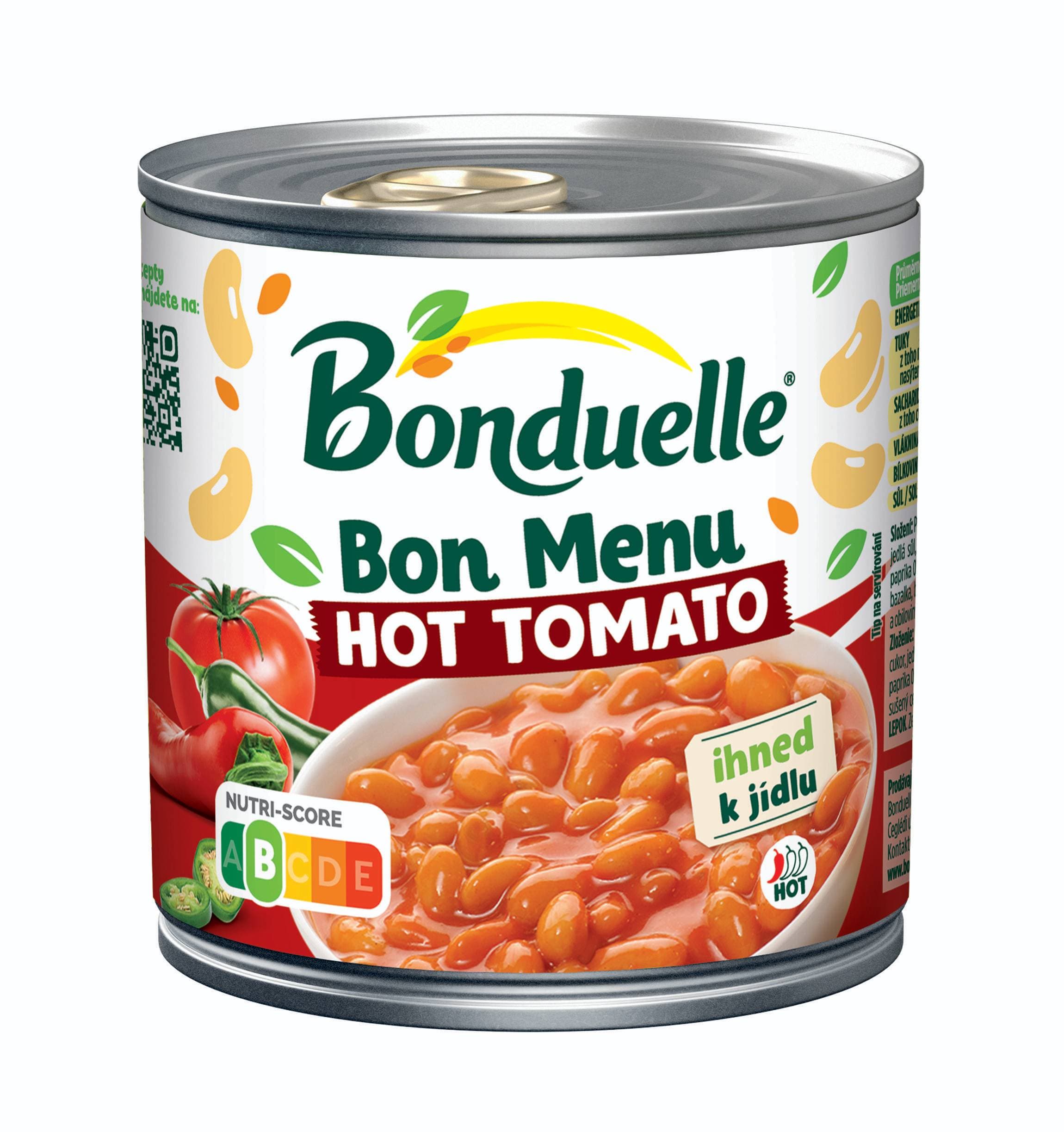 Bonduelle Bon menu Bílé fazole v tomatě Hot 425 ml