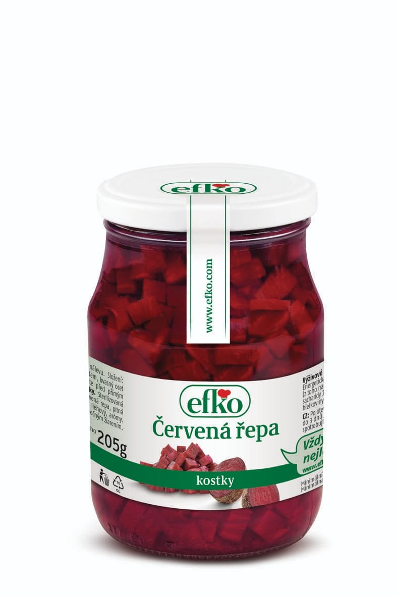 Efko Červená řepa kostky 370 ml