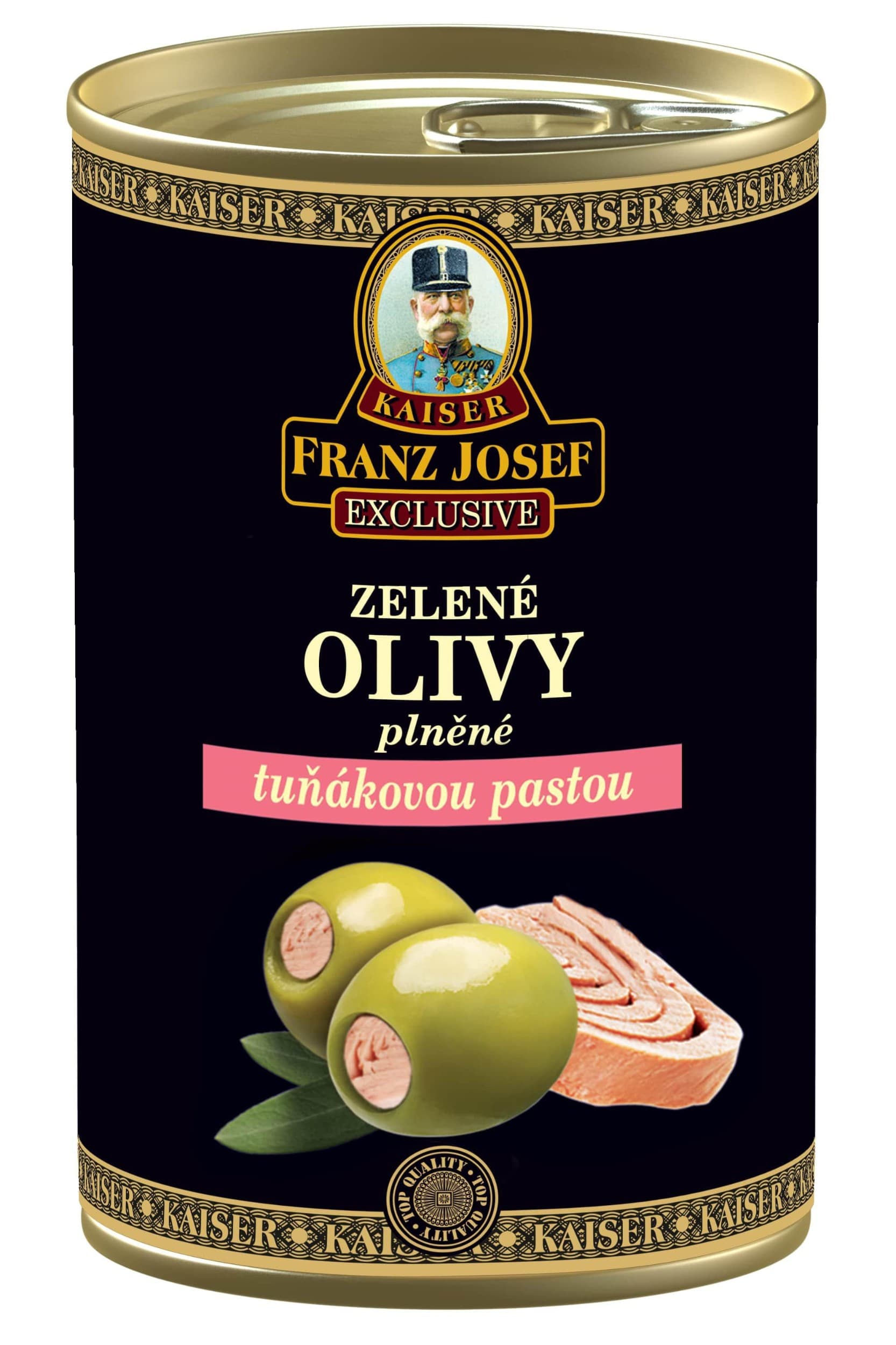 Kaiser Franz Josef Zelené olivy plněné tuňákovou pastou 300g