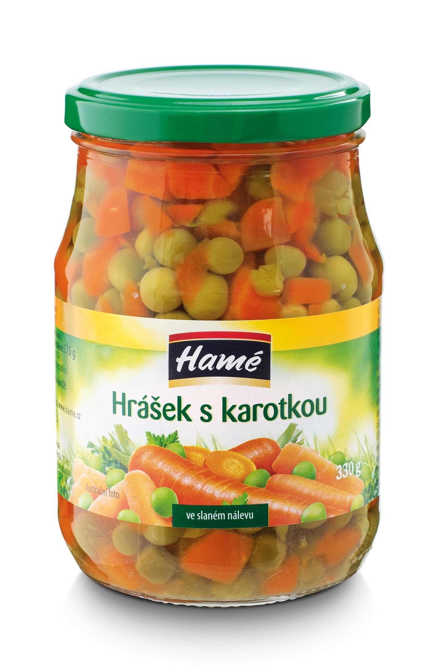 Hamé Hrášek s karotkou 330 g