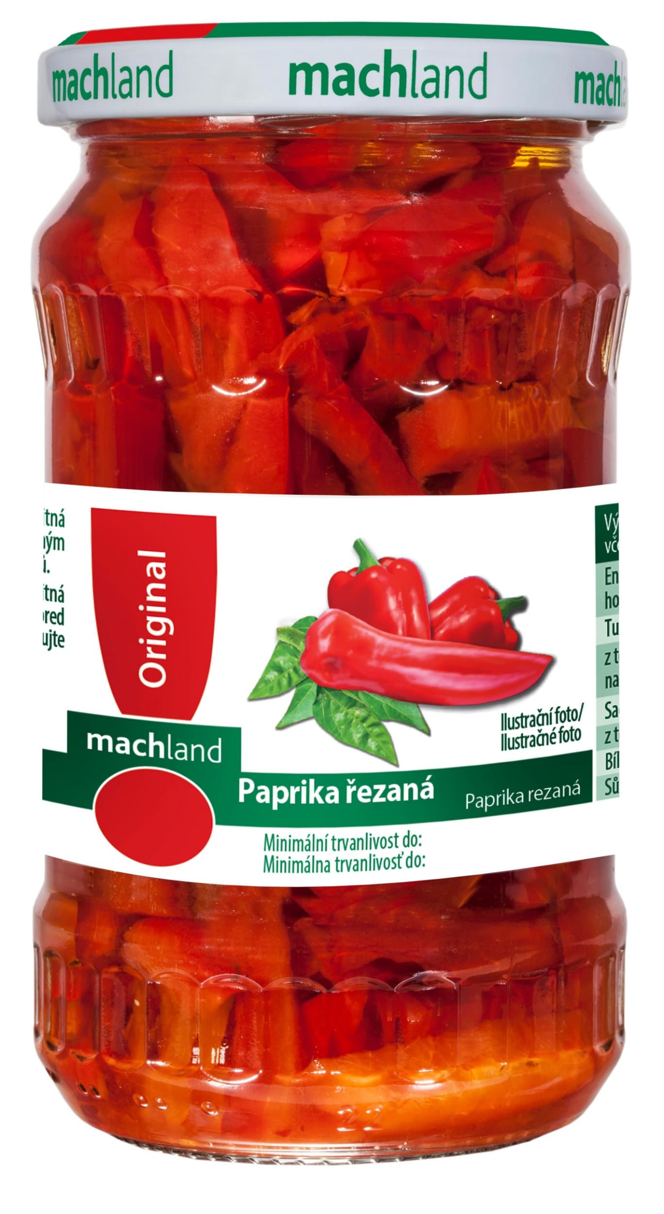 Machland Paprika řezaná 320 g