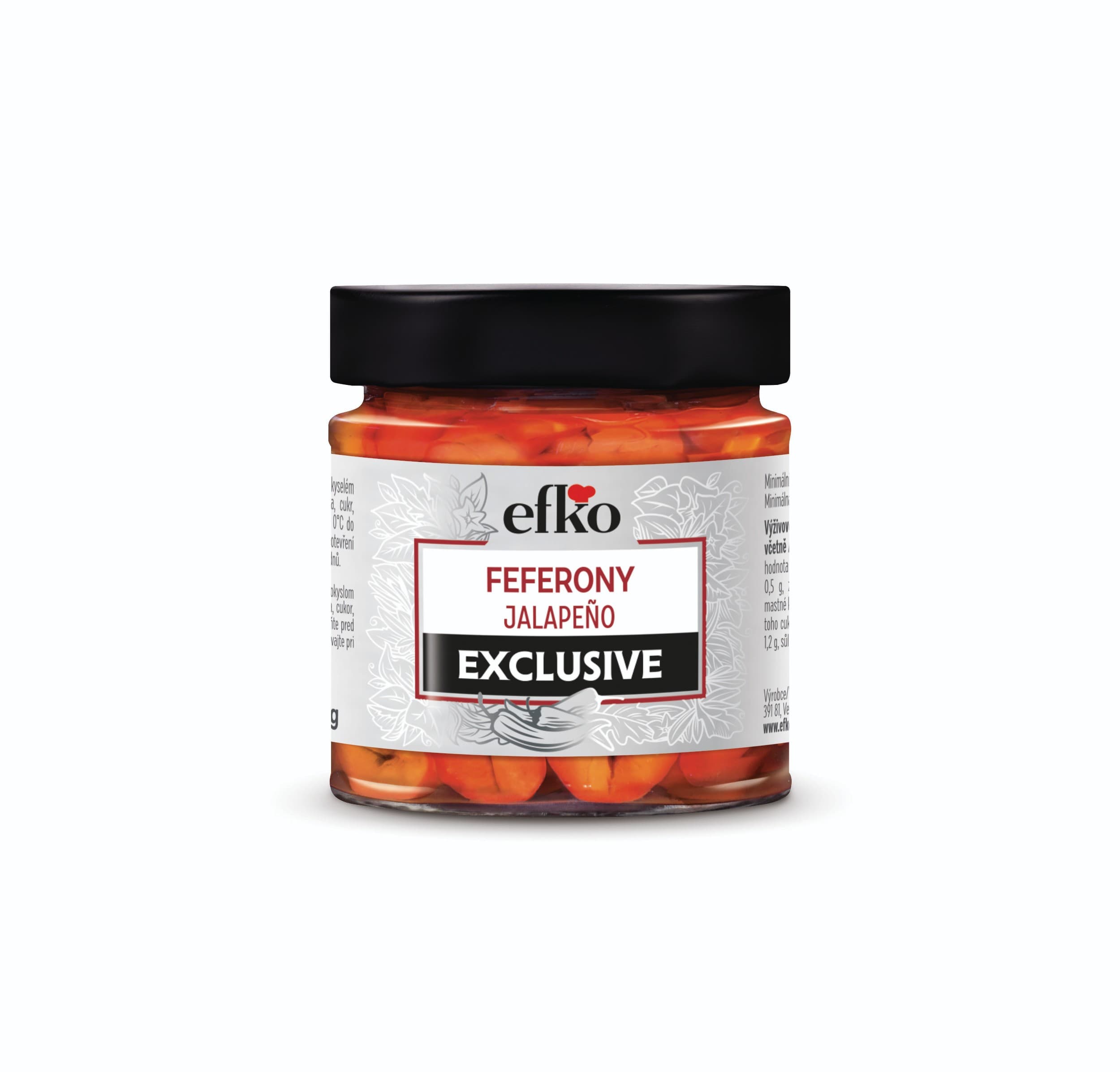 Efko Feferony Jalapeňo Exclusive 210 ml