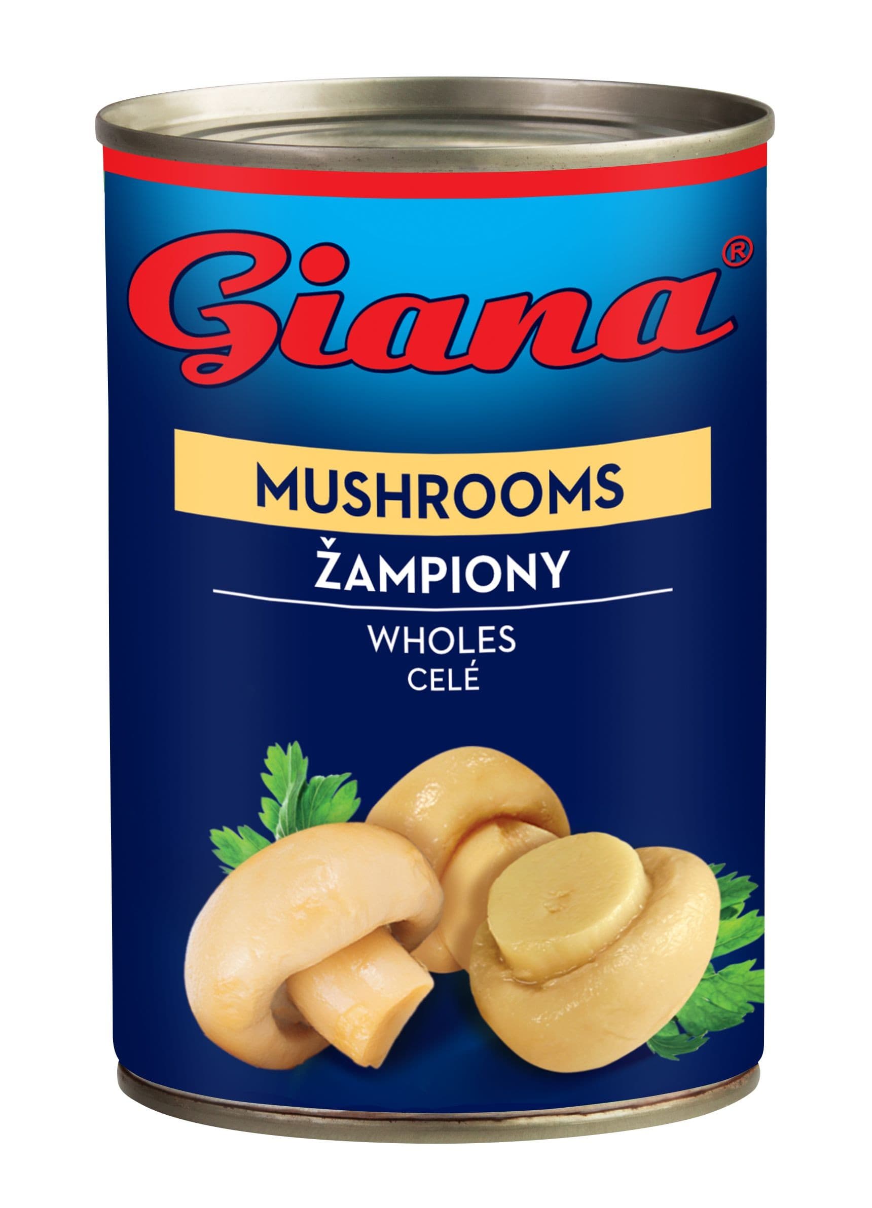 Giana Žampiony celé 400g