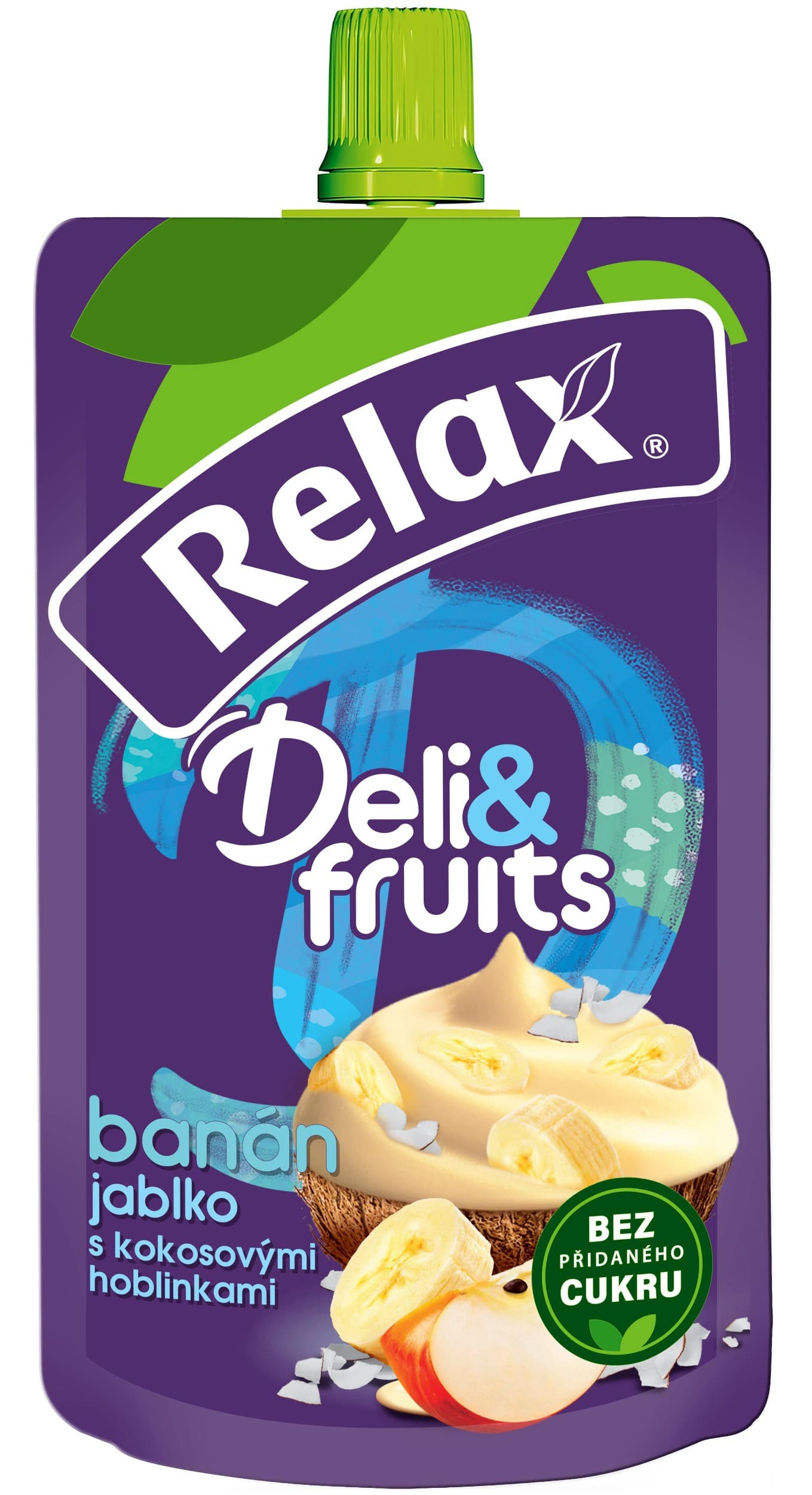 Relax Deli&fruits pyré Banán-jablko-kokos 170g