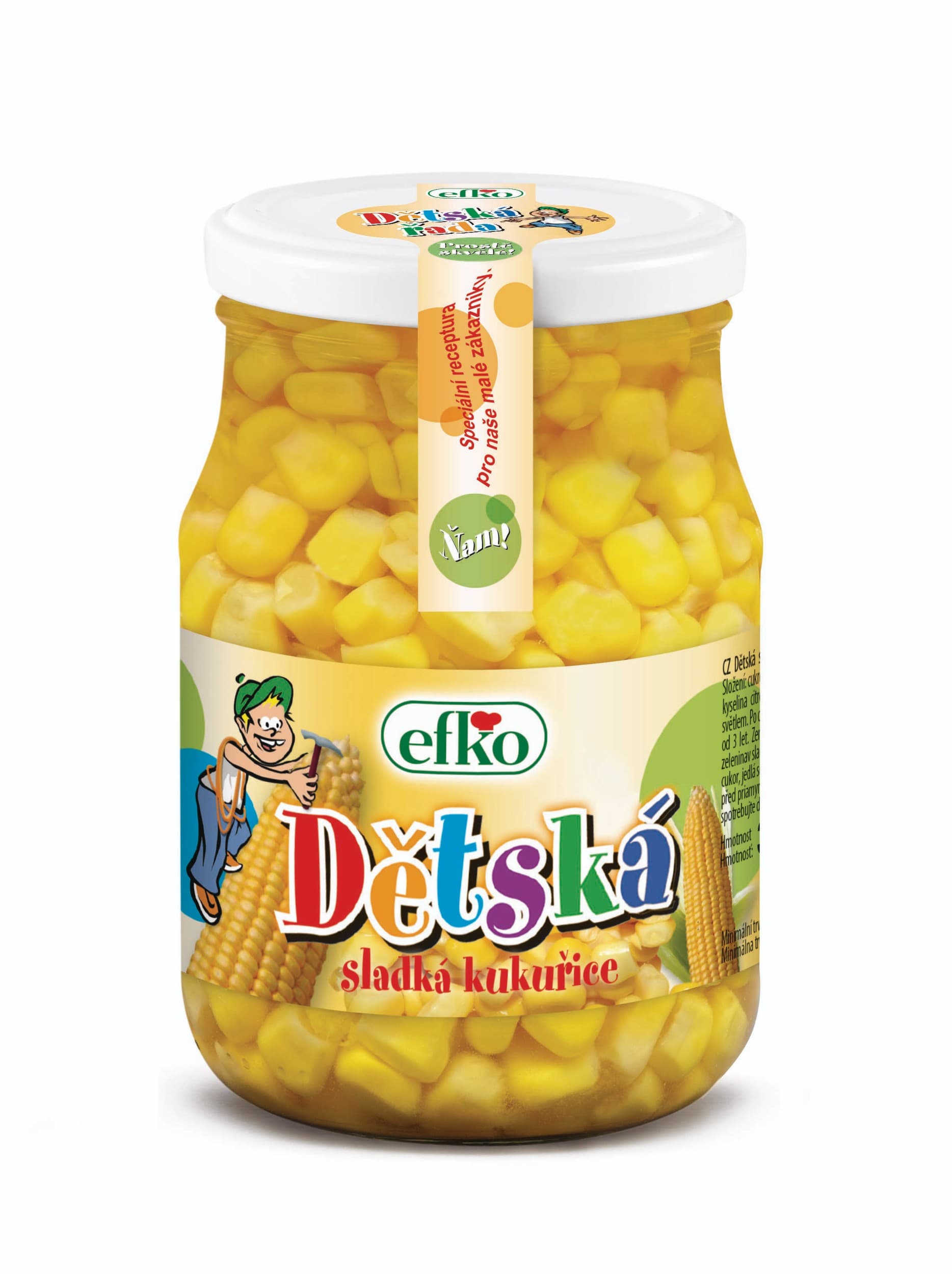 Efko Dětská sladká kukuřice 370 ml