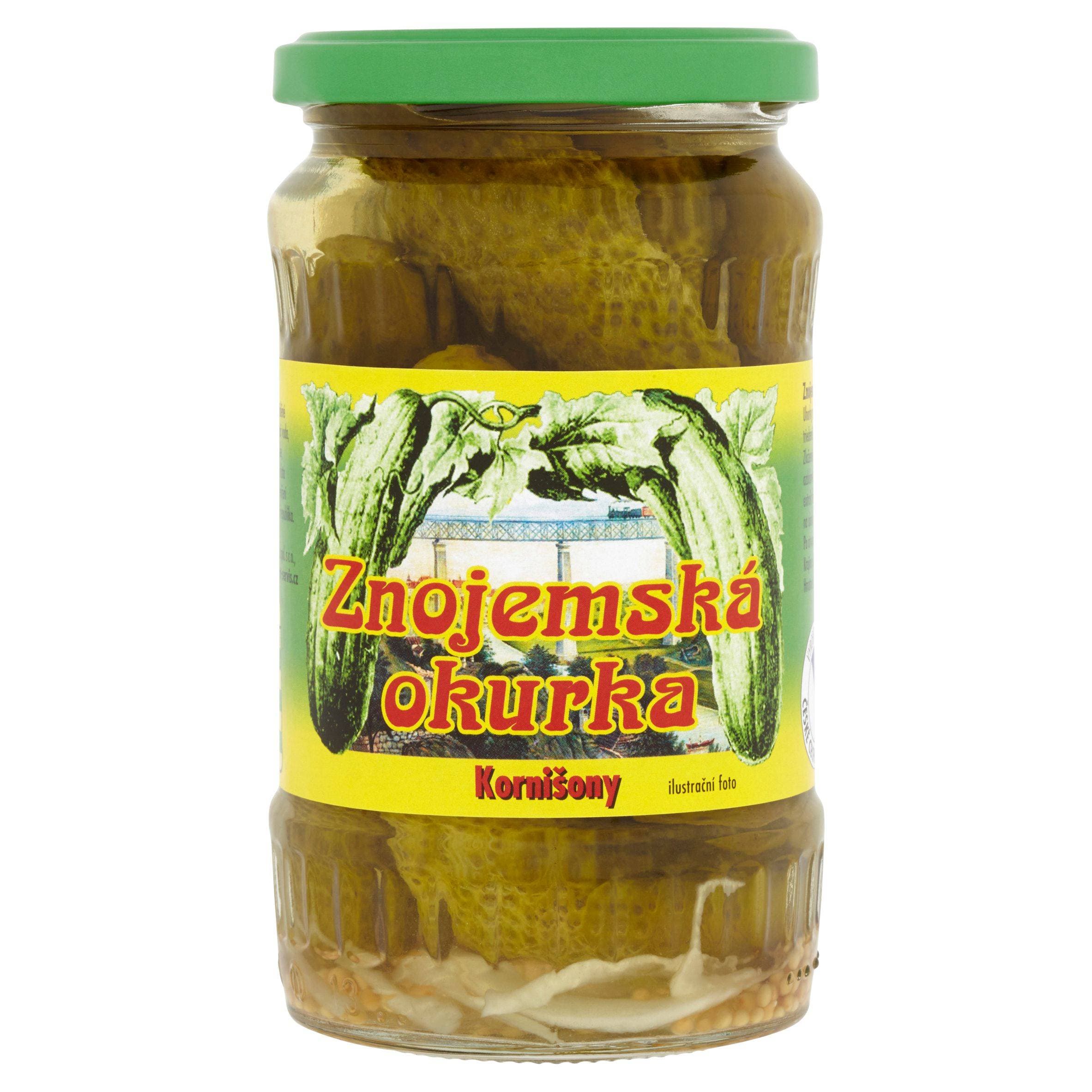 Znojemská okurka kornišony 360 g