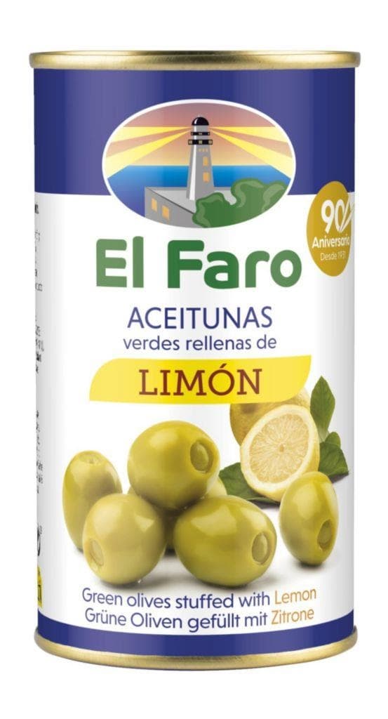 El Faro Zelené olivy plněné citronem 350 g