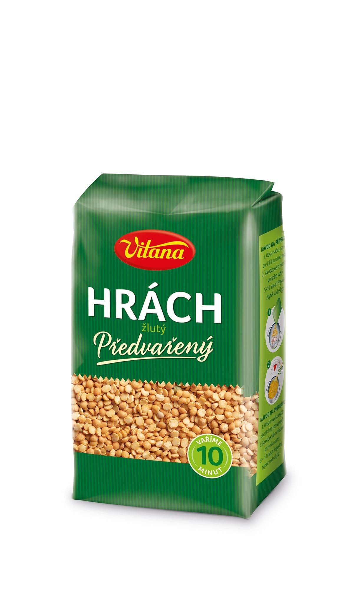 Vitana Předvařený hrách žlutý 250g