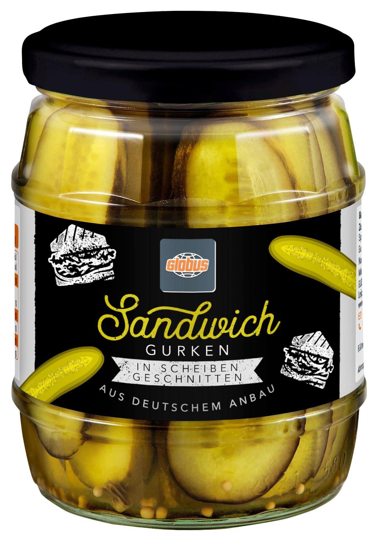okurky sendvičové, plátky 530g
