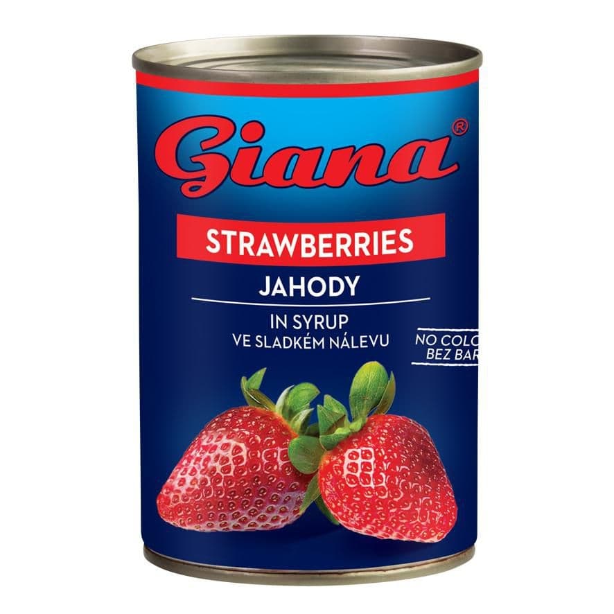 Giana Jahody ve sladkém nálevu 400g