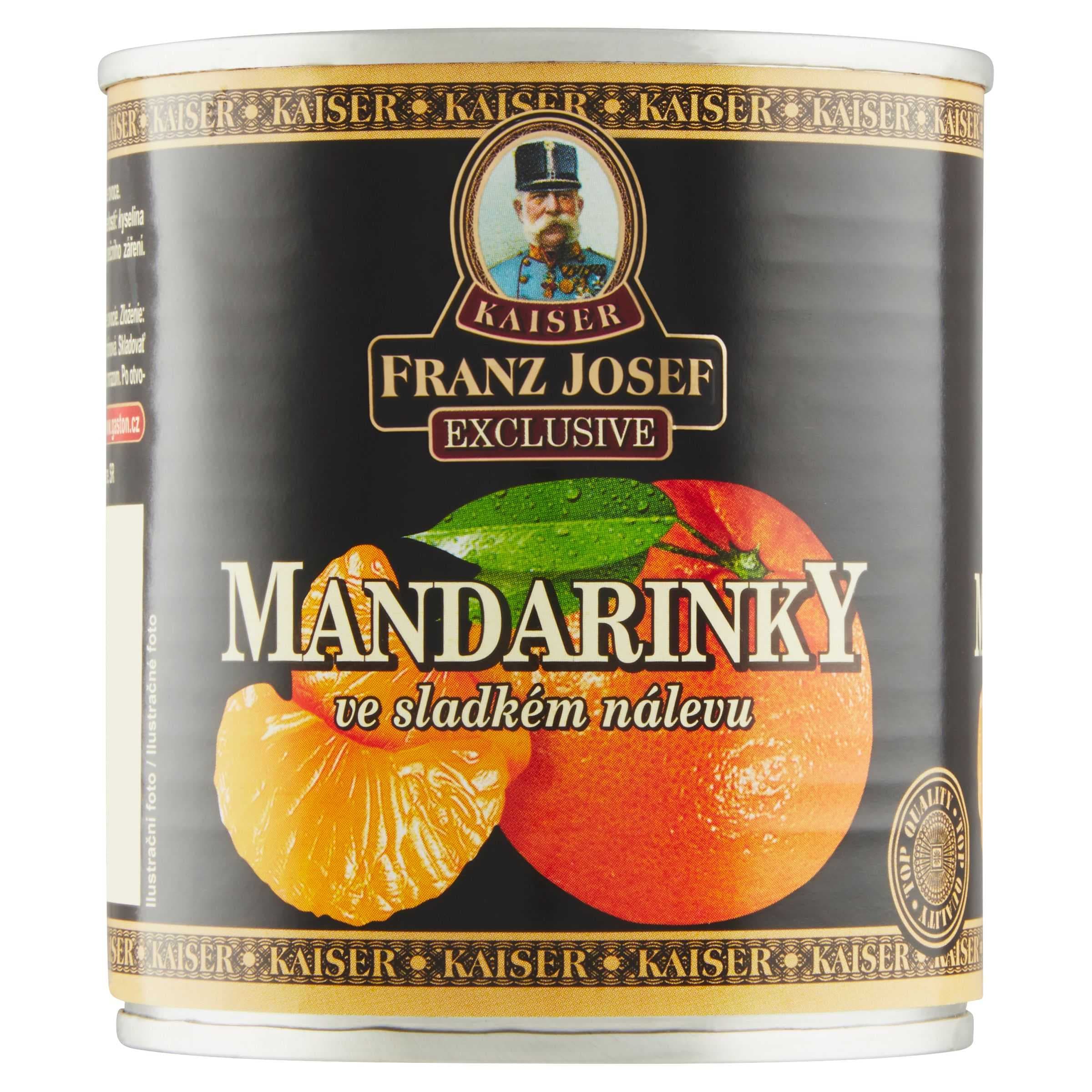Franz Josef Kaiser Mandarinky ve sladkém nálevu312g