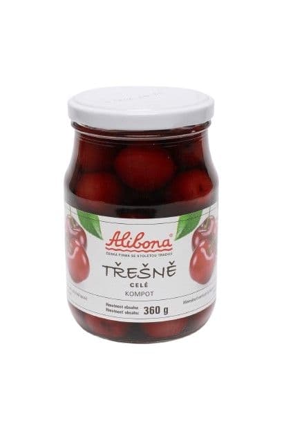Alibona Třešně celé kompot 360g