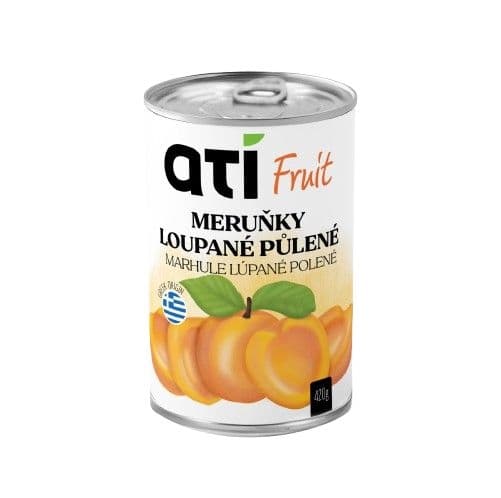ATI Fruit Meruňky loupané půlené 420 g