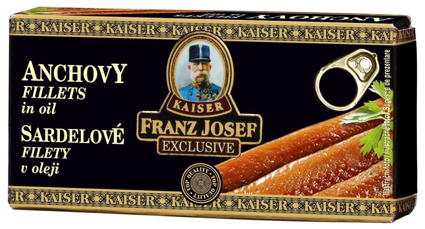 Franz Josef Kaiser Exclusive Sardelové filety v oleji 45 g