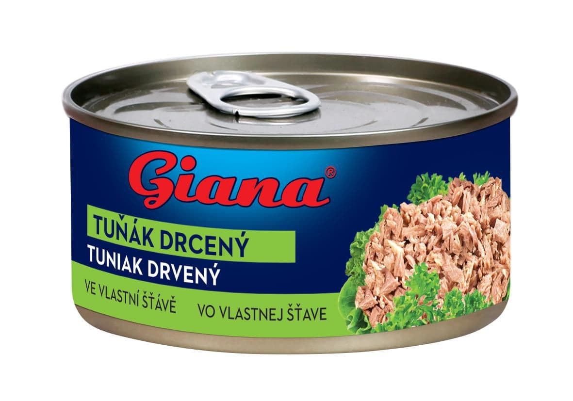 Giana Tuňák drcený ve vlastní šťávě 170g