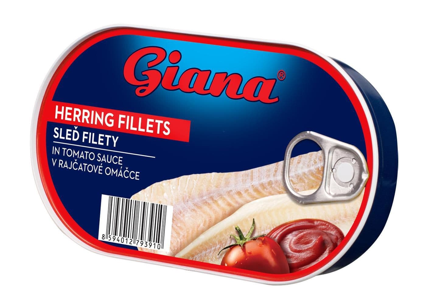 Giana Sleď filety v rajčatové omáčce 170 g