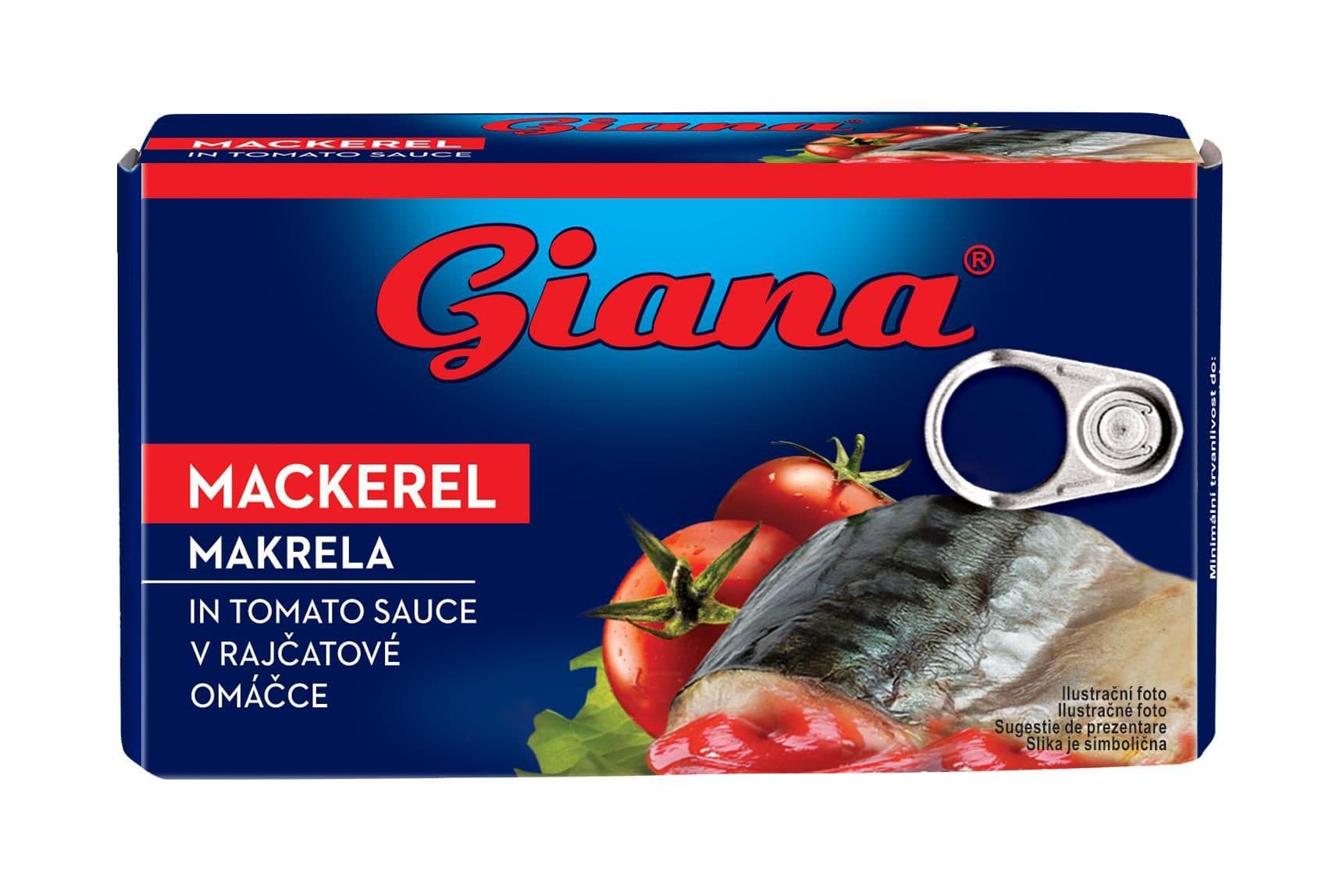 Giana Makrela v tomatové omáčce 125 g