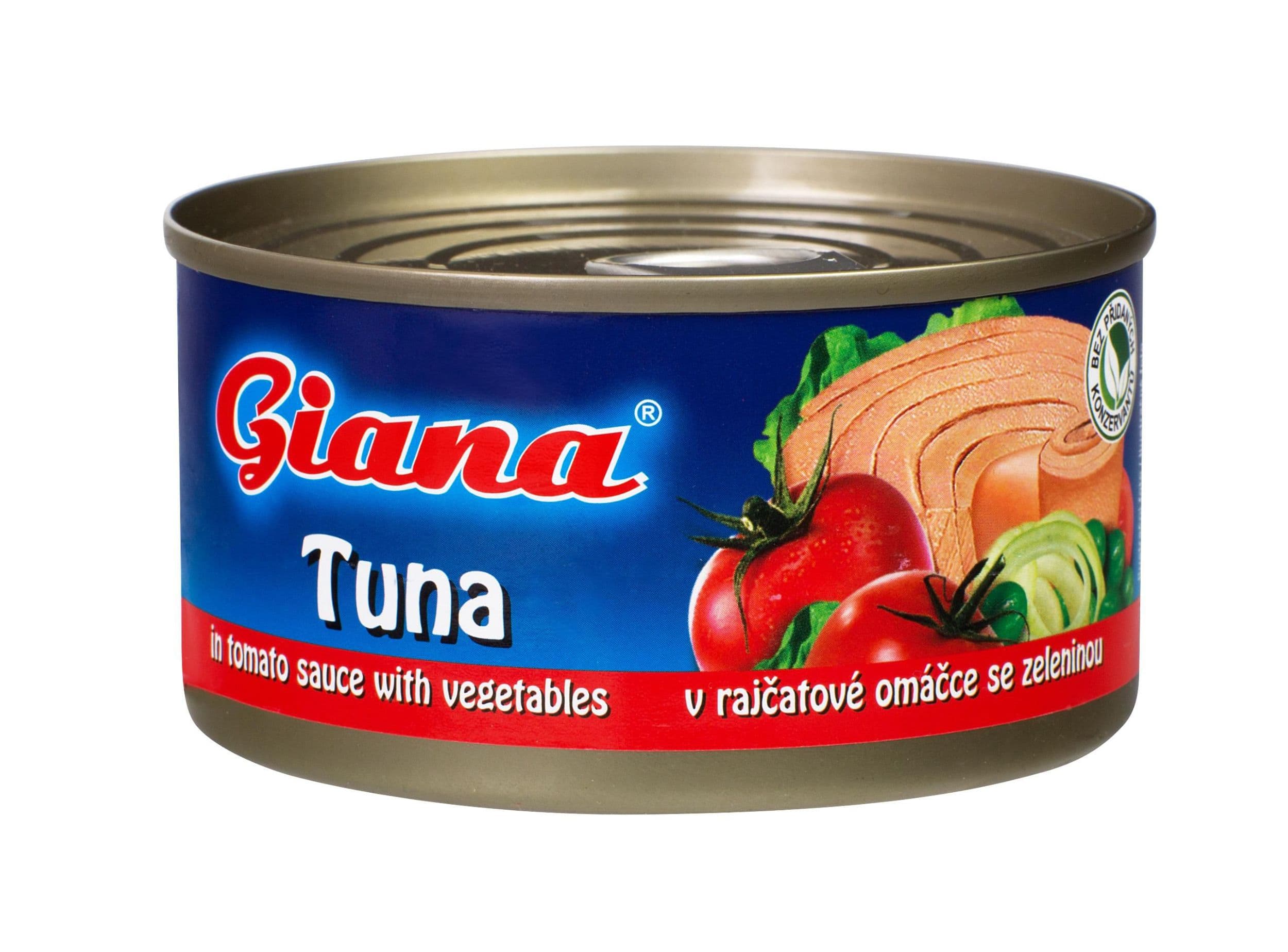 Giana Tuňák v rajčatové omáčce se zeleninou 170g