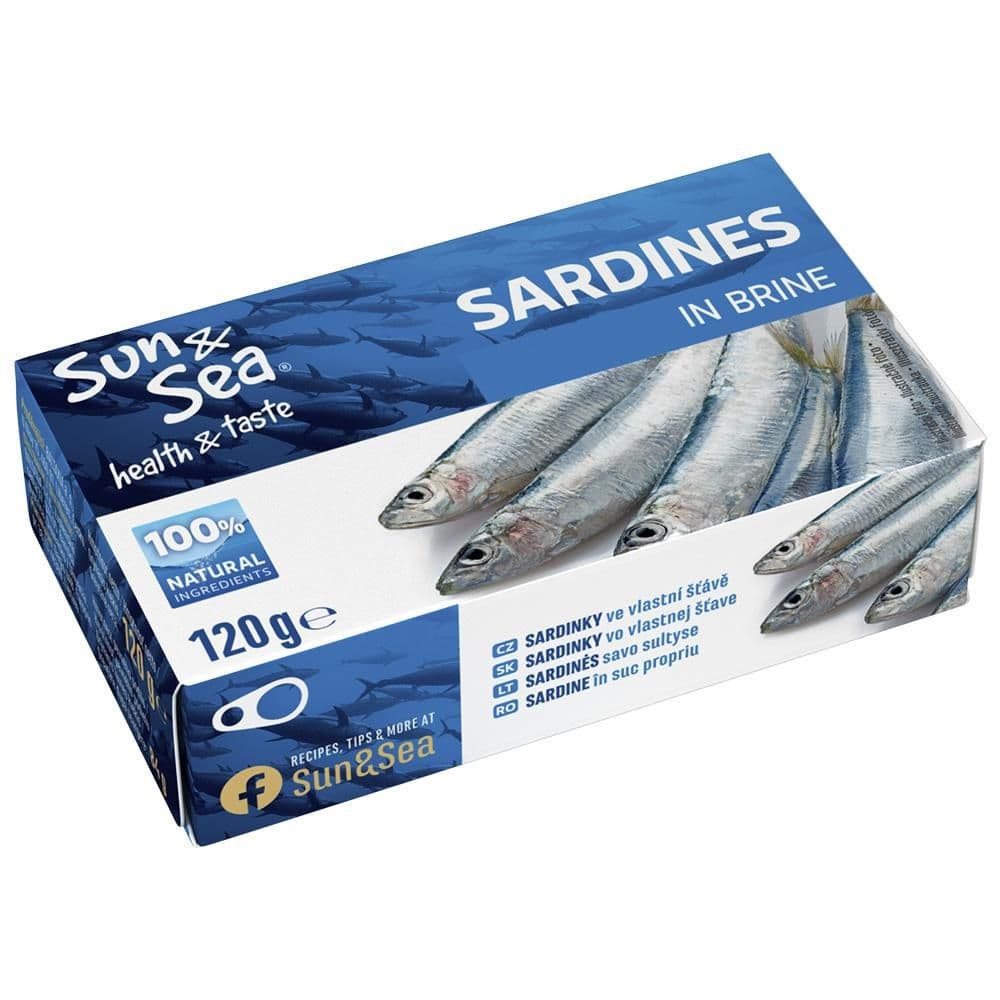 Sun & sea Sardinky ve vlastní šťávě 120g