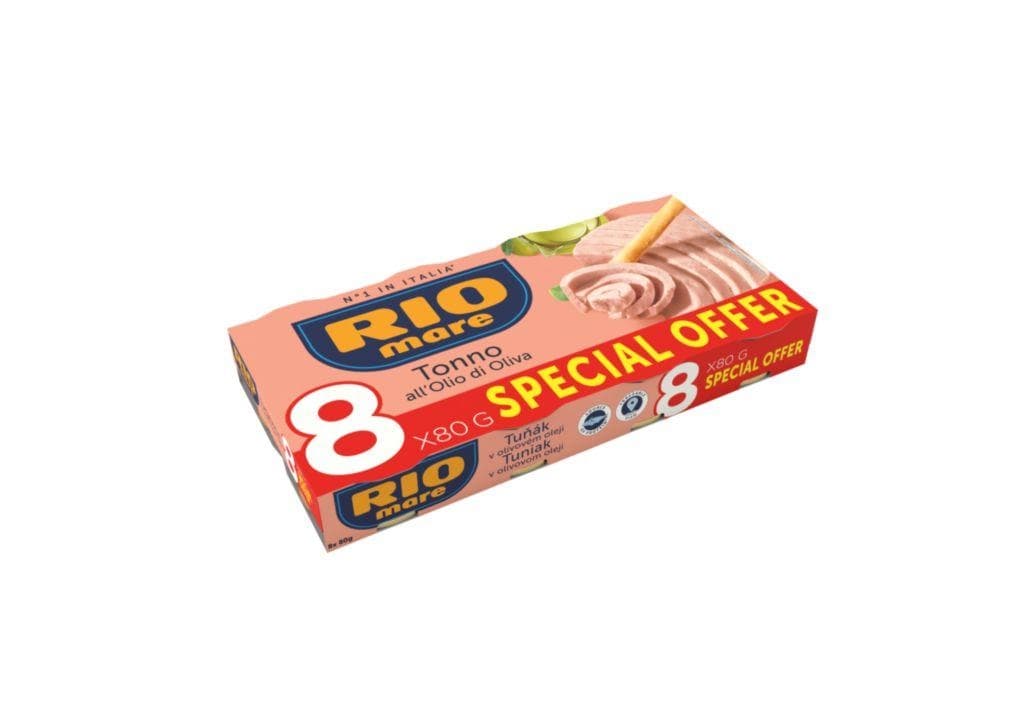 Rio Mare Tuňák v olivovém oleji 8x80 g