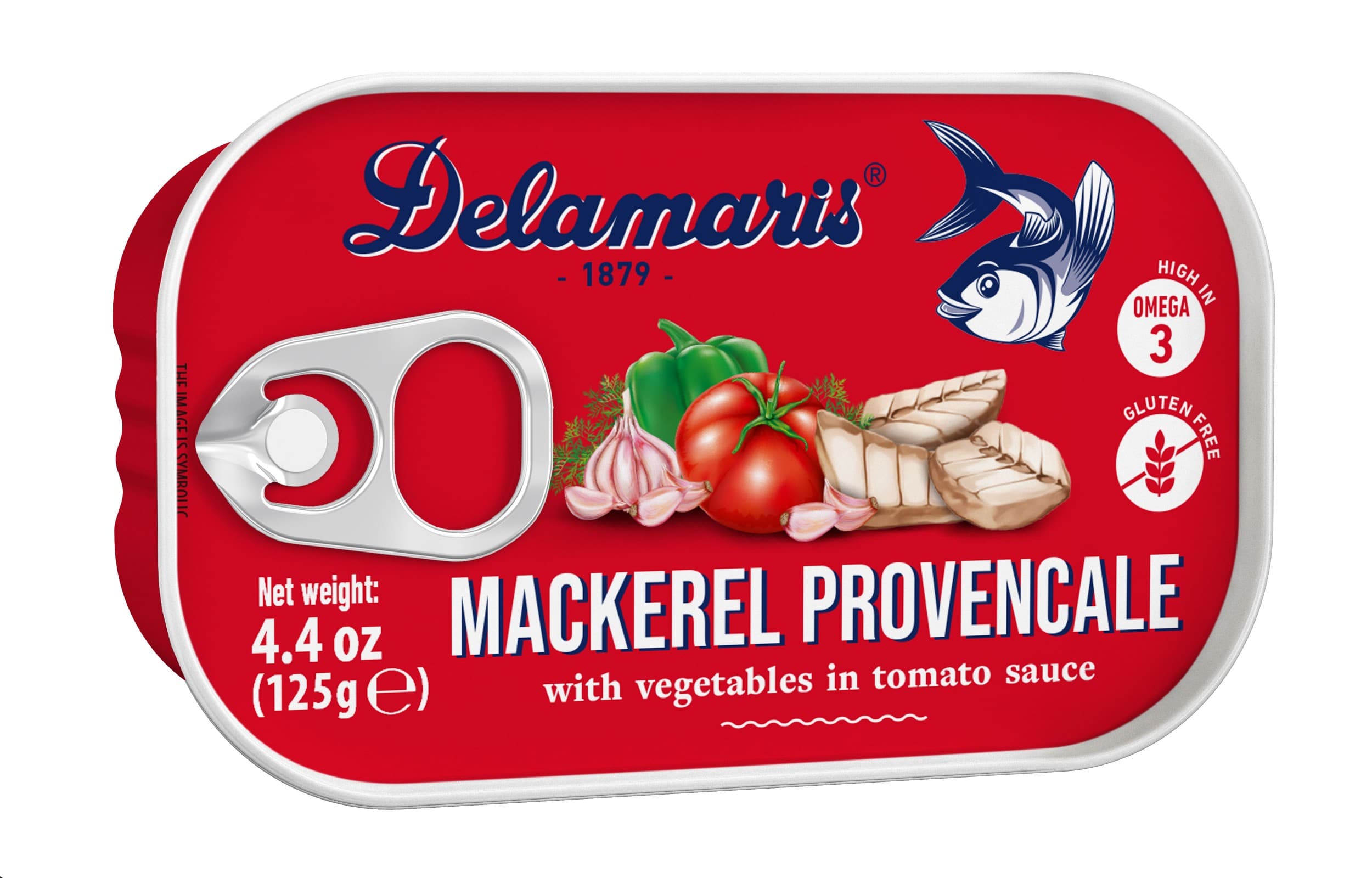Delamaris Makrelový salát Provencale 125 g