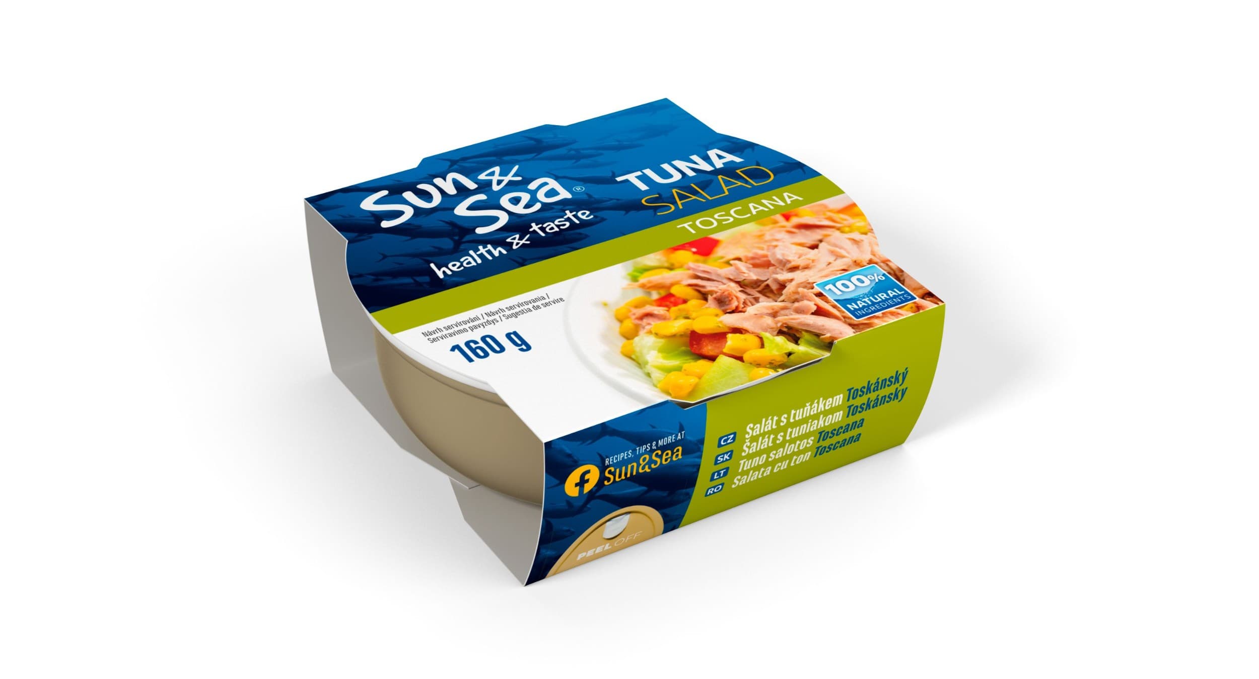 Sun&Sea Salát s tuňákem stylu Toscana 160g