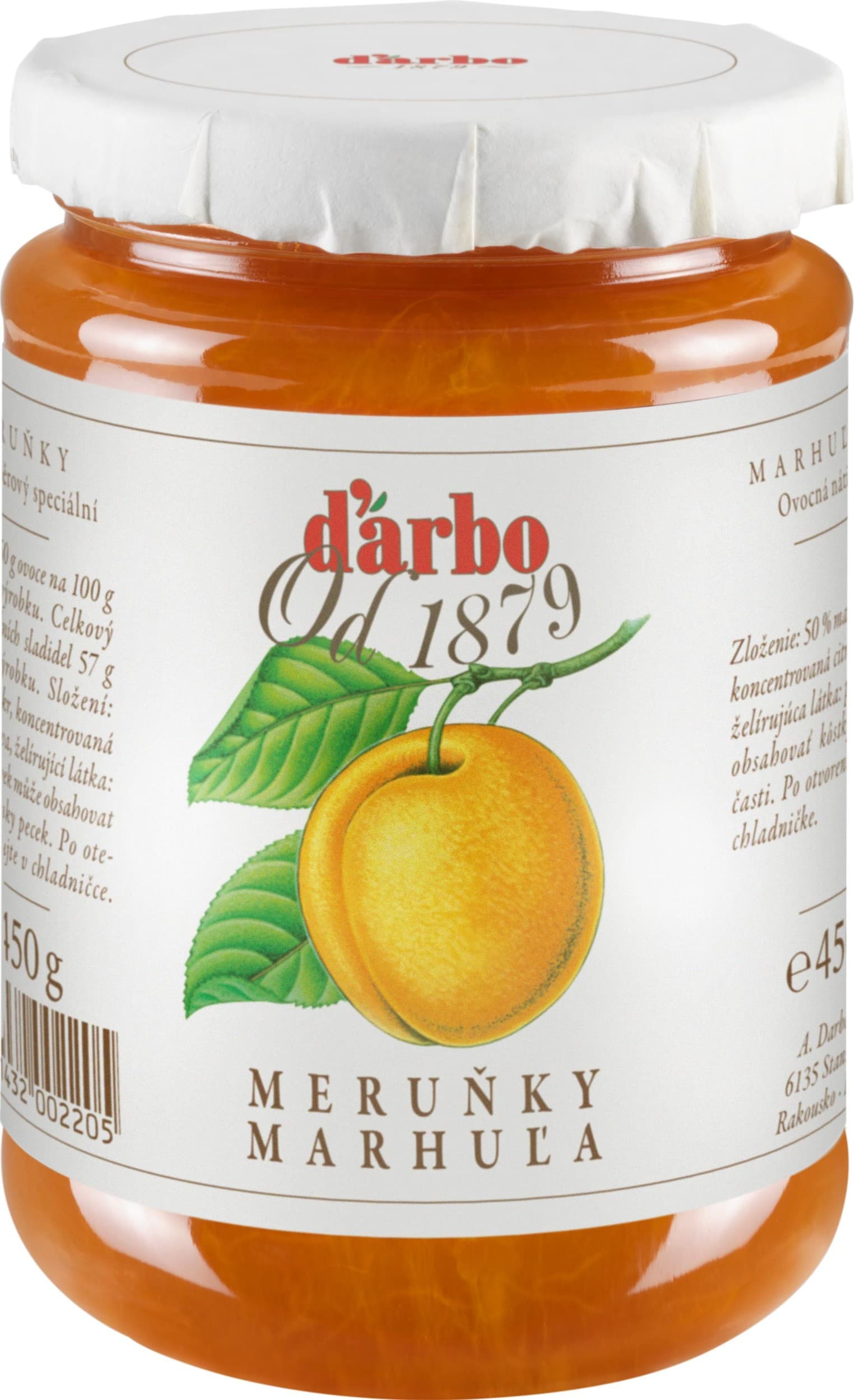 Darbo Meruňky 450 g