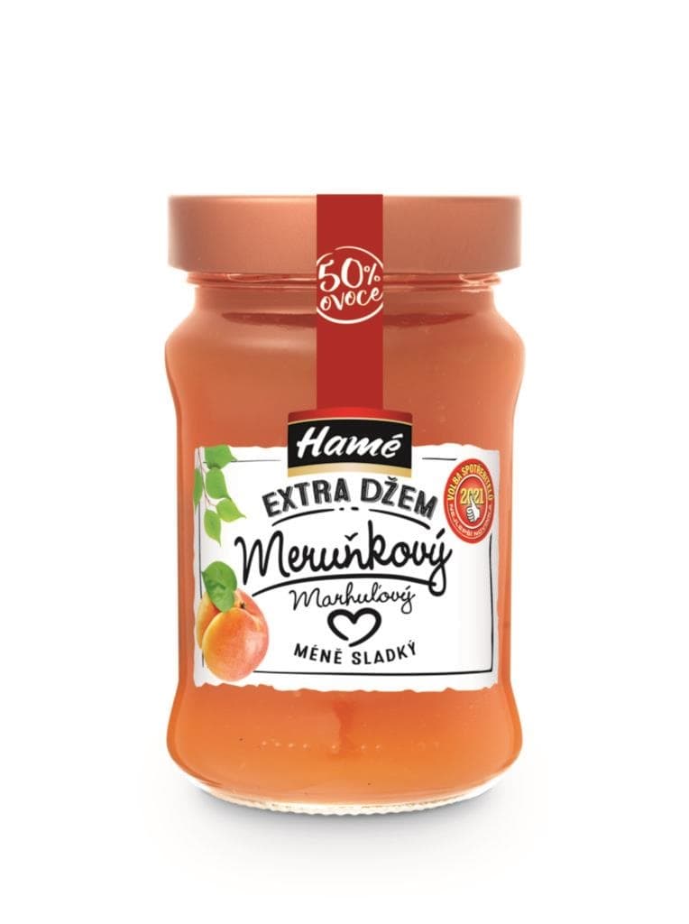 Hamé Sweet Extra Jam meruňka, méně sladký 340g