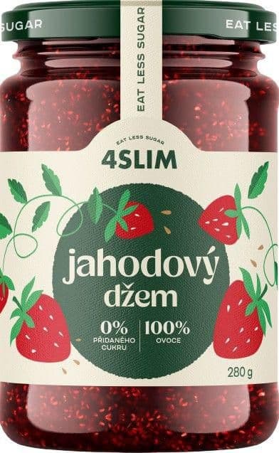 4Slim 100% džem jahodový 280g