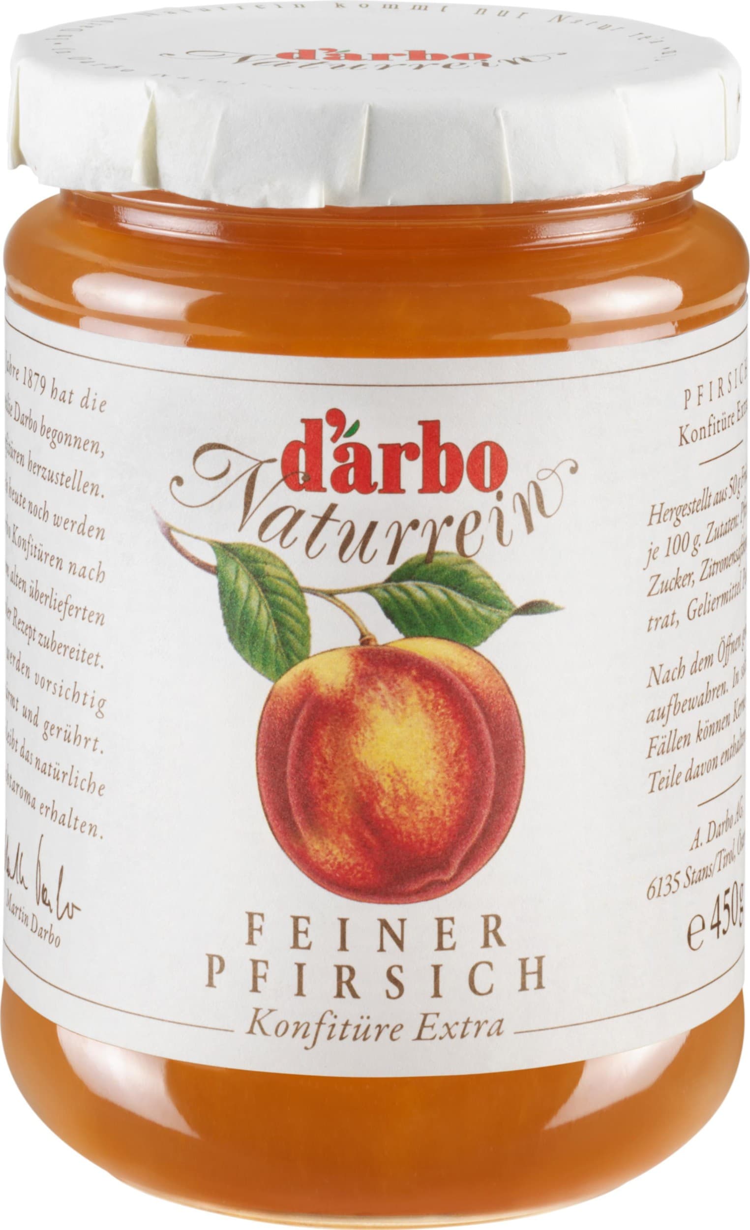 Darbo Džem broskvový 450g