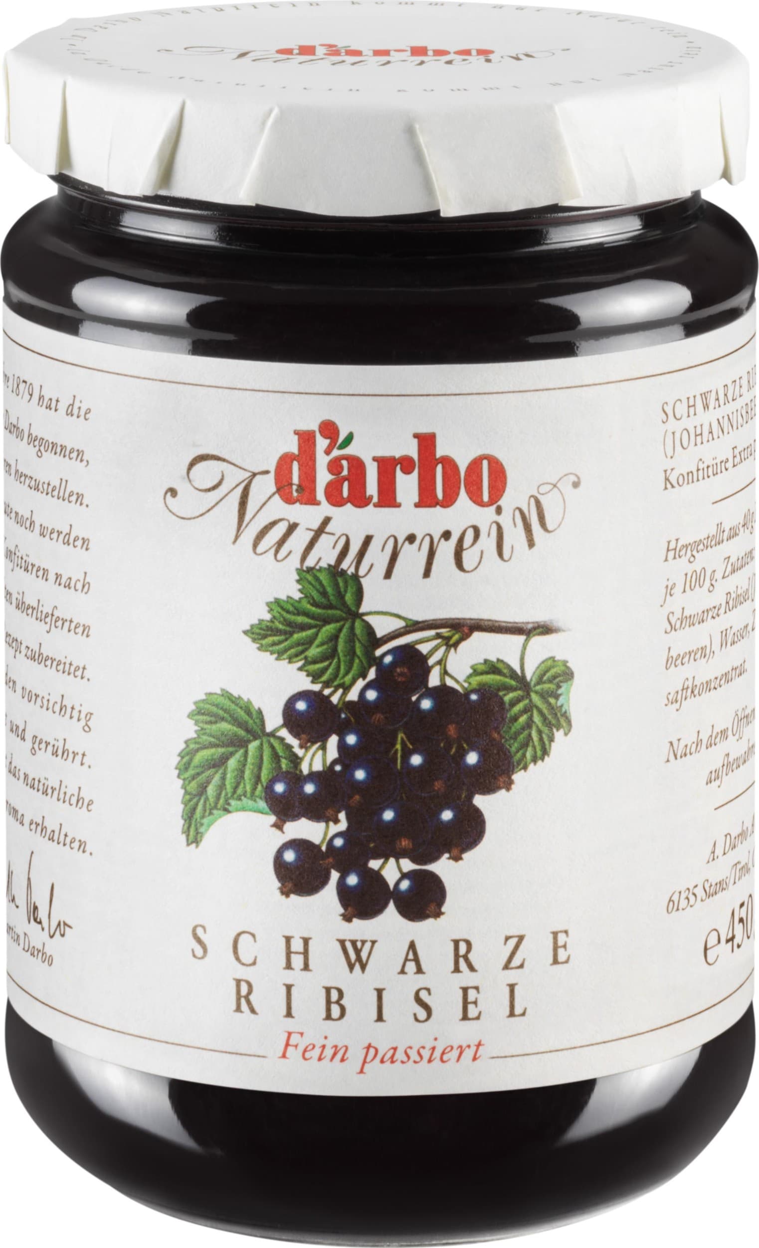 Darbo Džem černý rybíz 450g