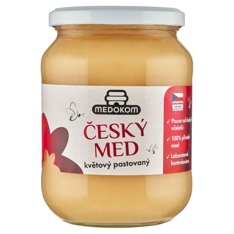 Medokomerc Český med květový pastovaný 900g