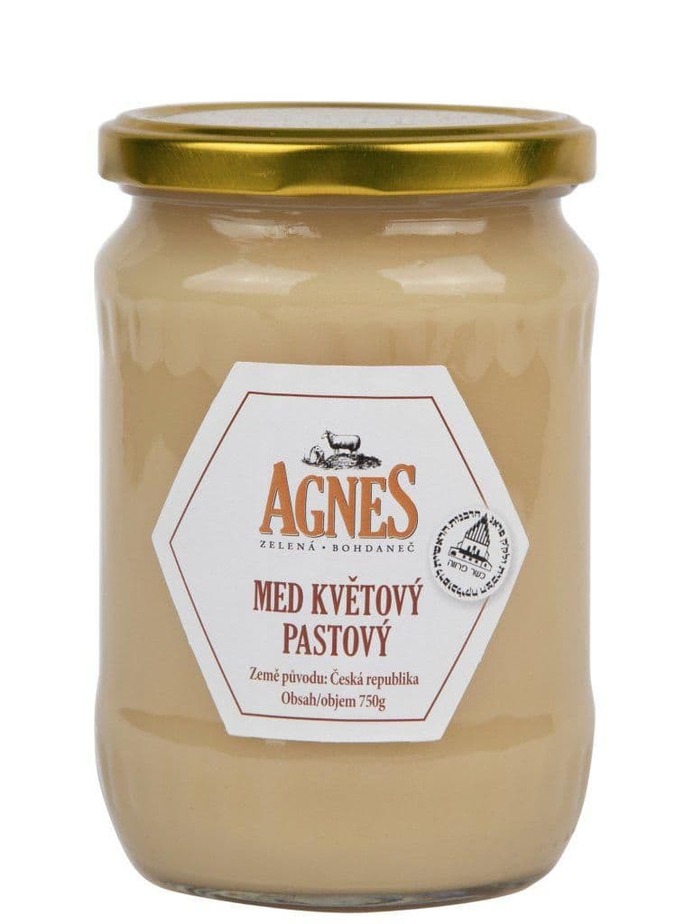 Agnes Med květový pastový 750g