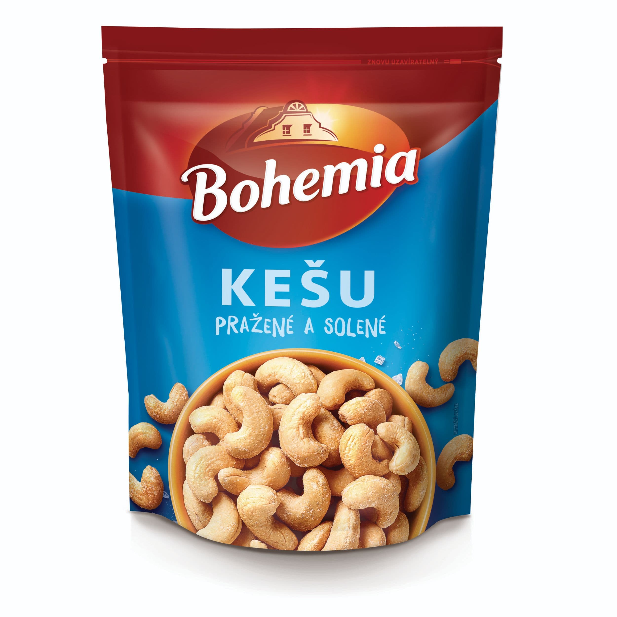 Bohemia Kešu pražené a solené 125g