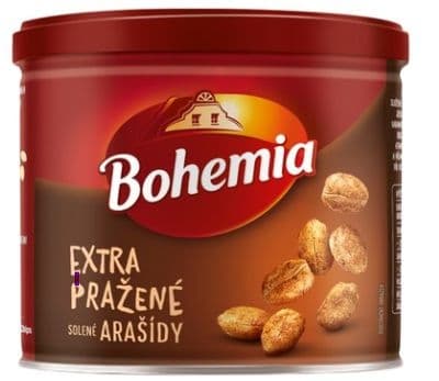 Bohemia Extra pražené solené arašídy 135 g