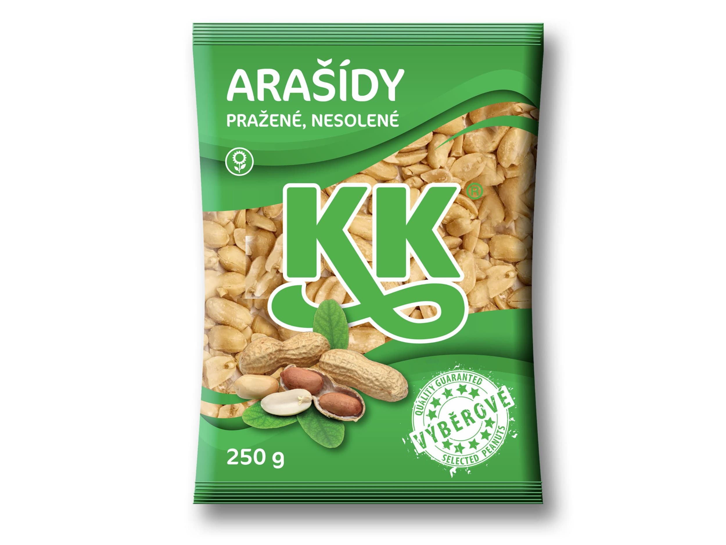 KK Arašídy pražené nesolené 250 g