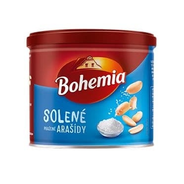 Bohemia Arašídy pražené a solené 135g