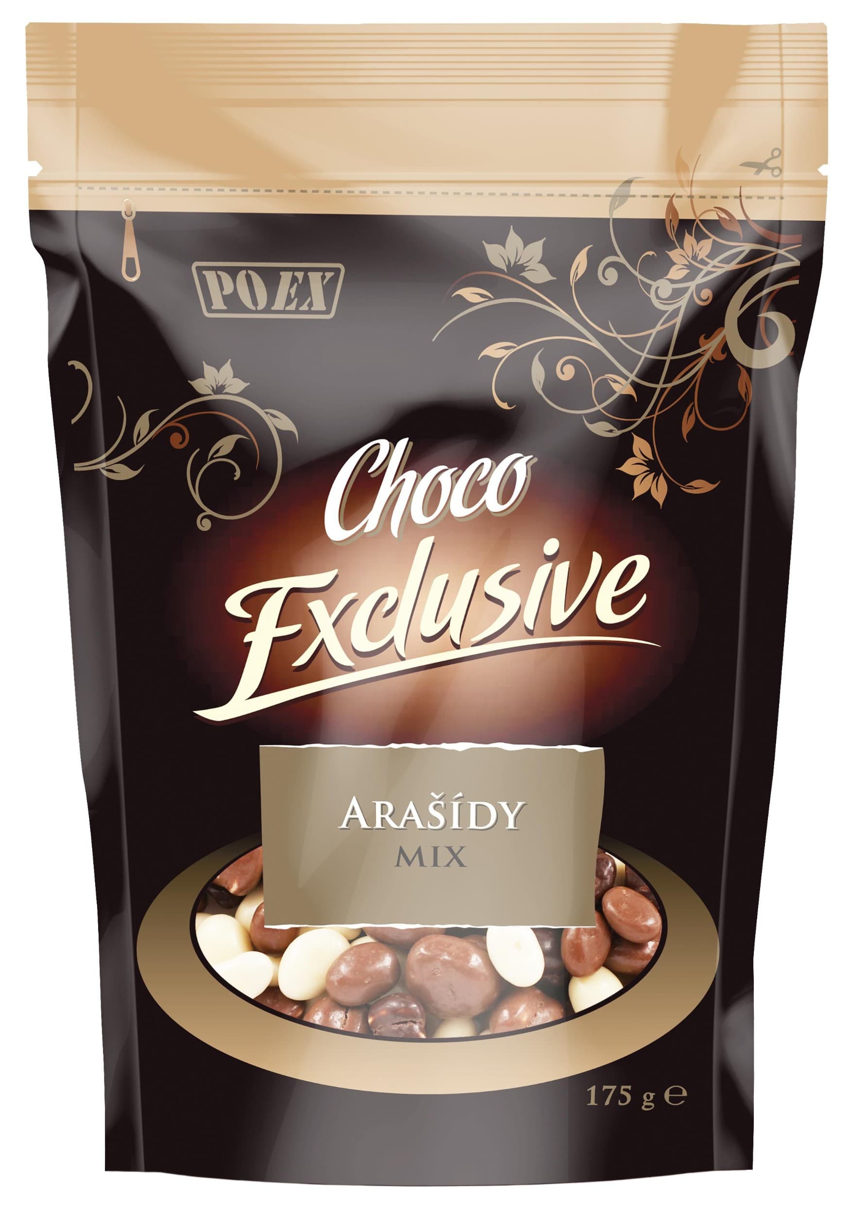 Poex Arašídy v čokoládě mix 175 g