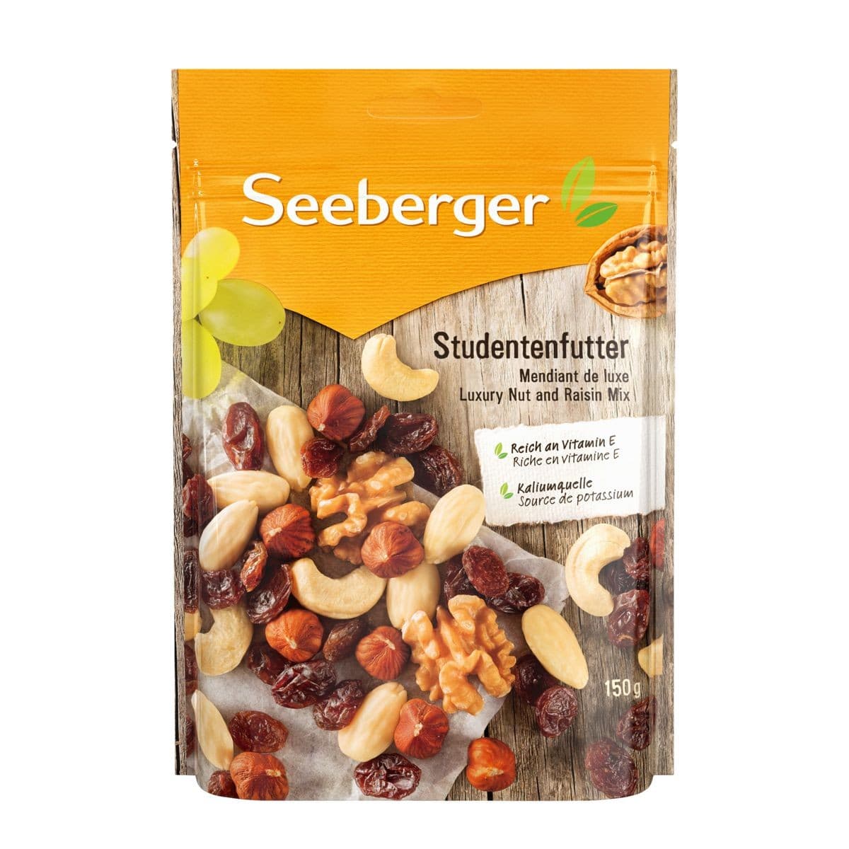 Seeberger Luxusní mix ořechy a rozinky 150 g