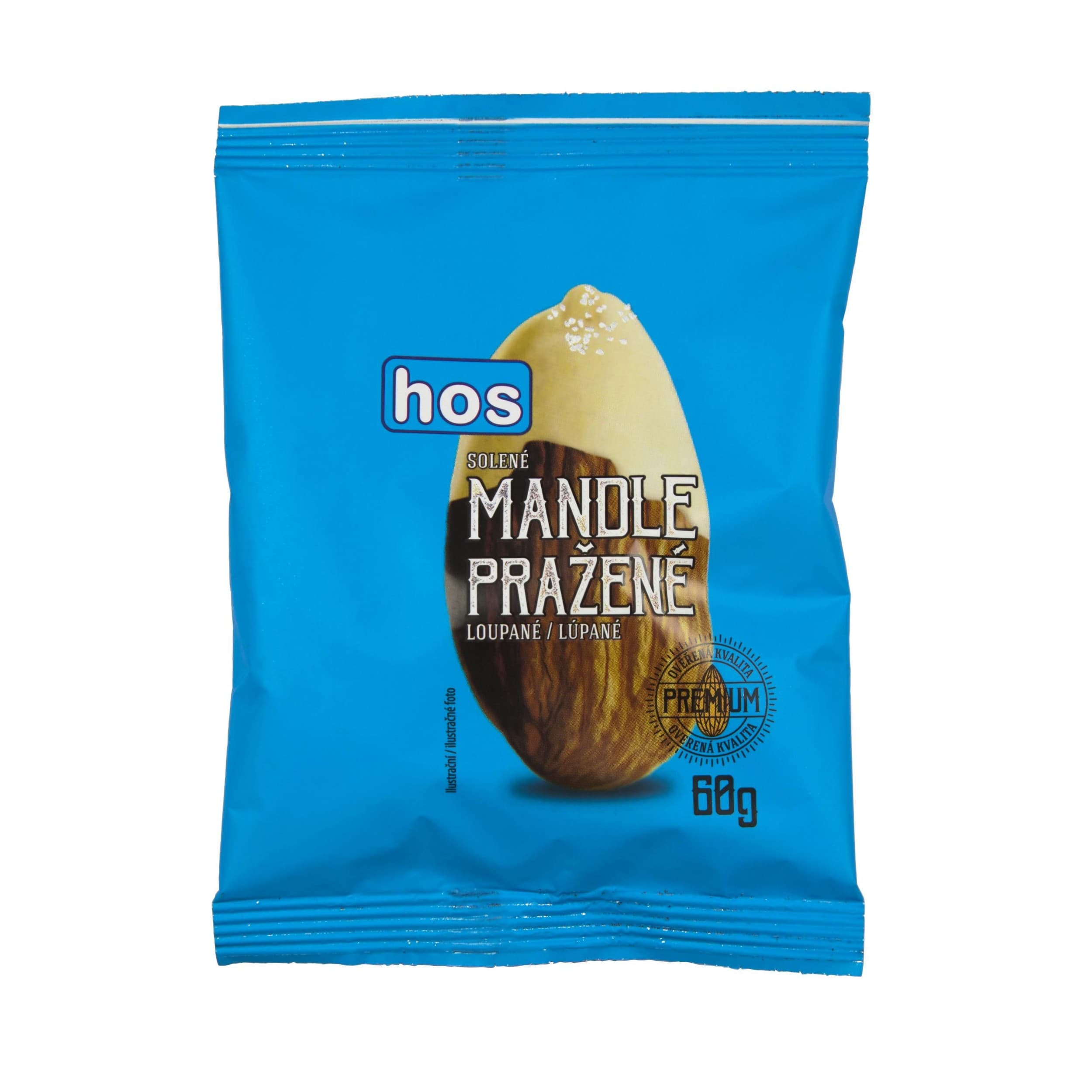 Hos Mandle jádra pražené solené 60g
