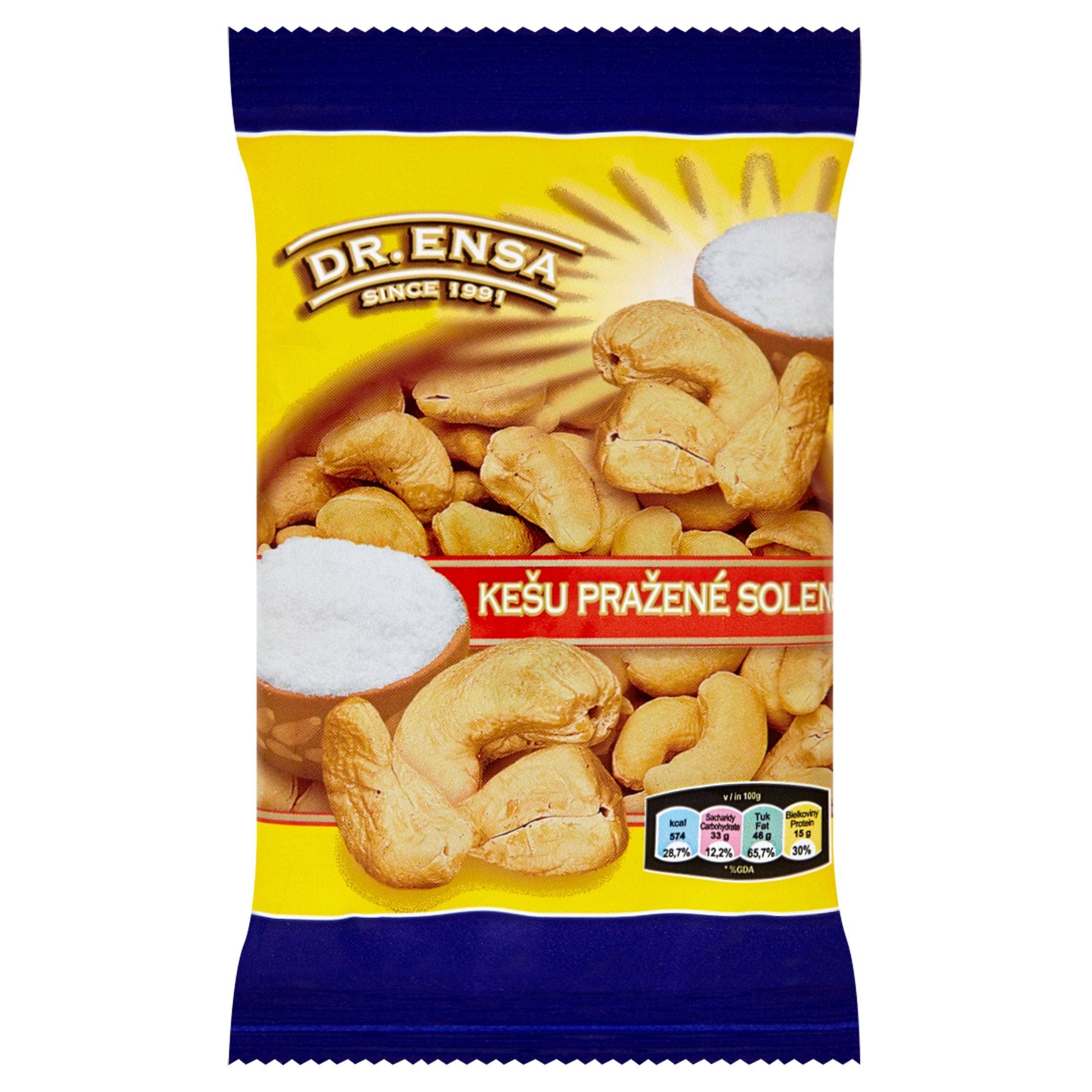 Dr.Ensa Kešu pražené solené 60 g