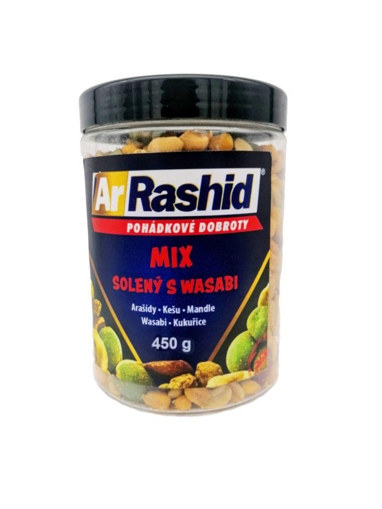 Mix oříšků s wasabi, solený 450g