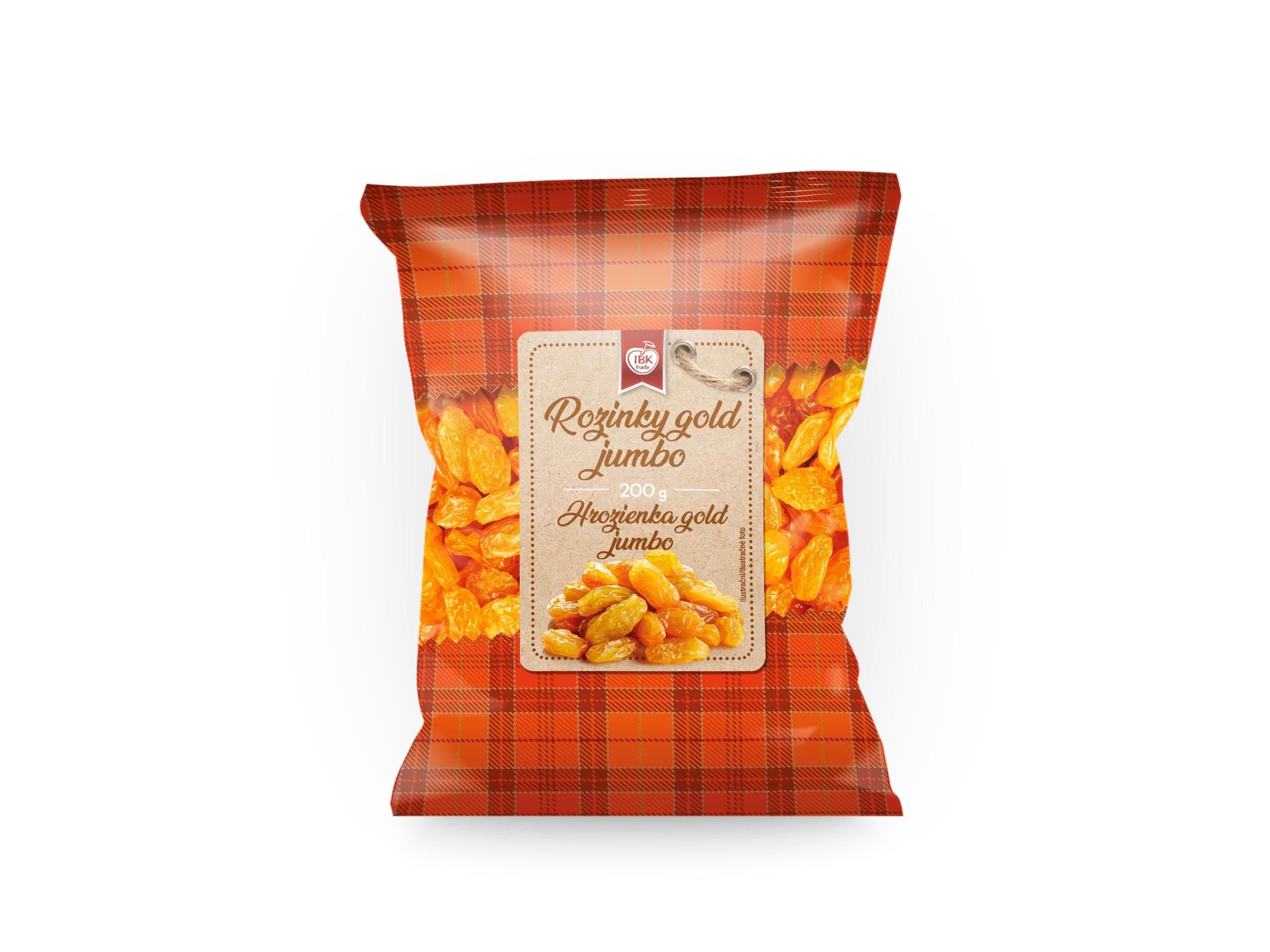 IBK trade Rozinky zlaté Jumbo 200 g