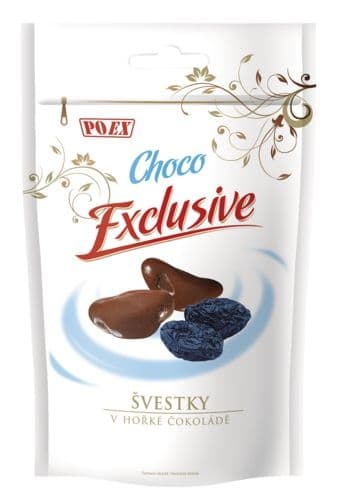 Poex Švestky v hořké čokoládě 500 g