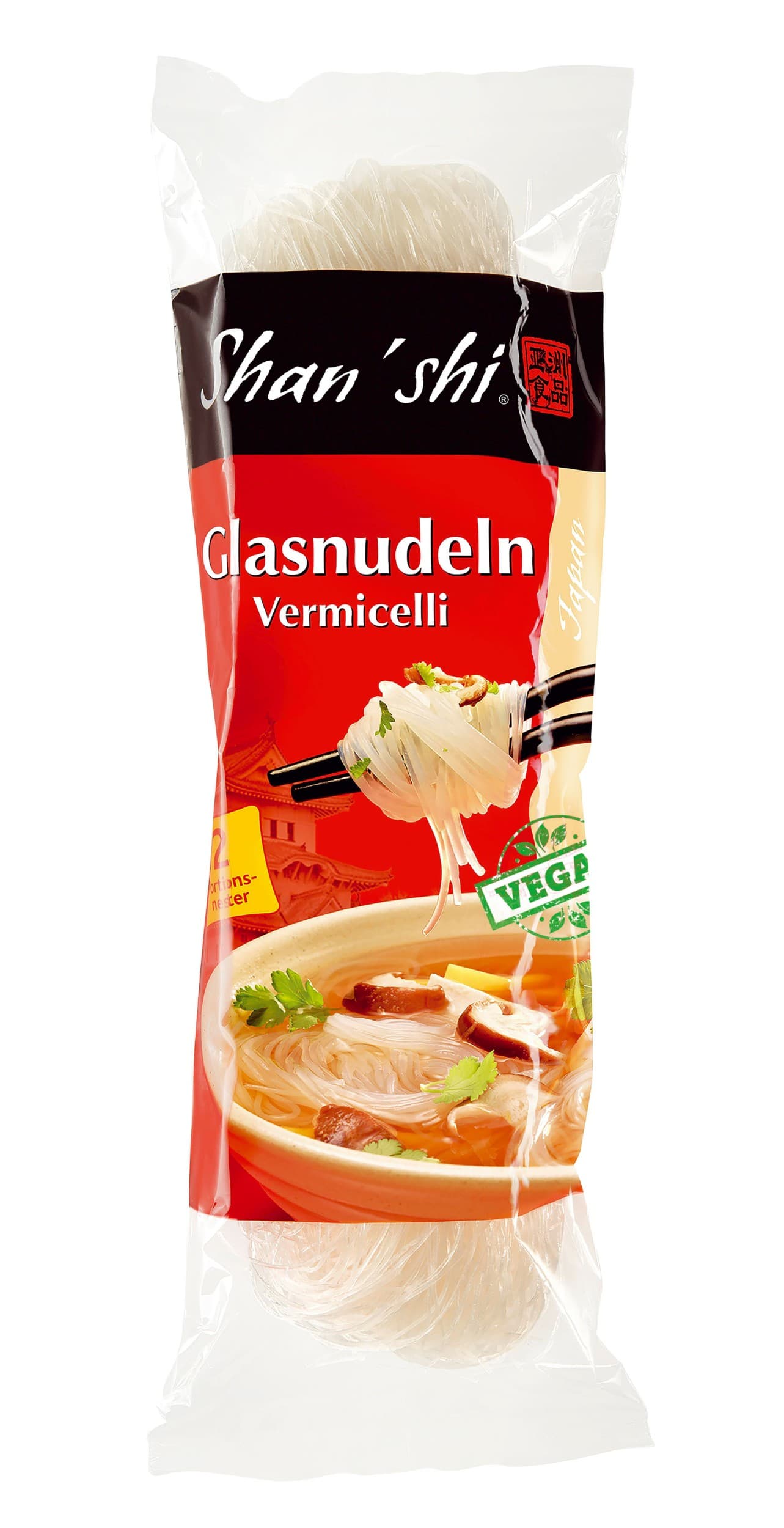 SHAN SHI Skleněné nudle Vermicelli 100g