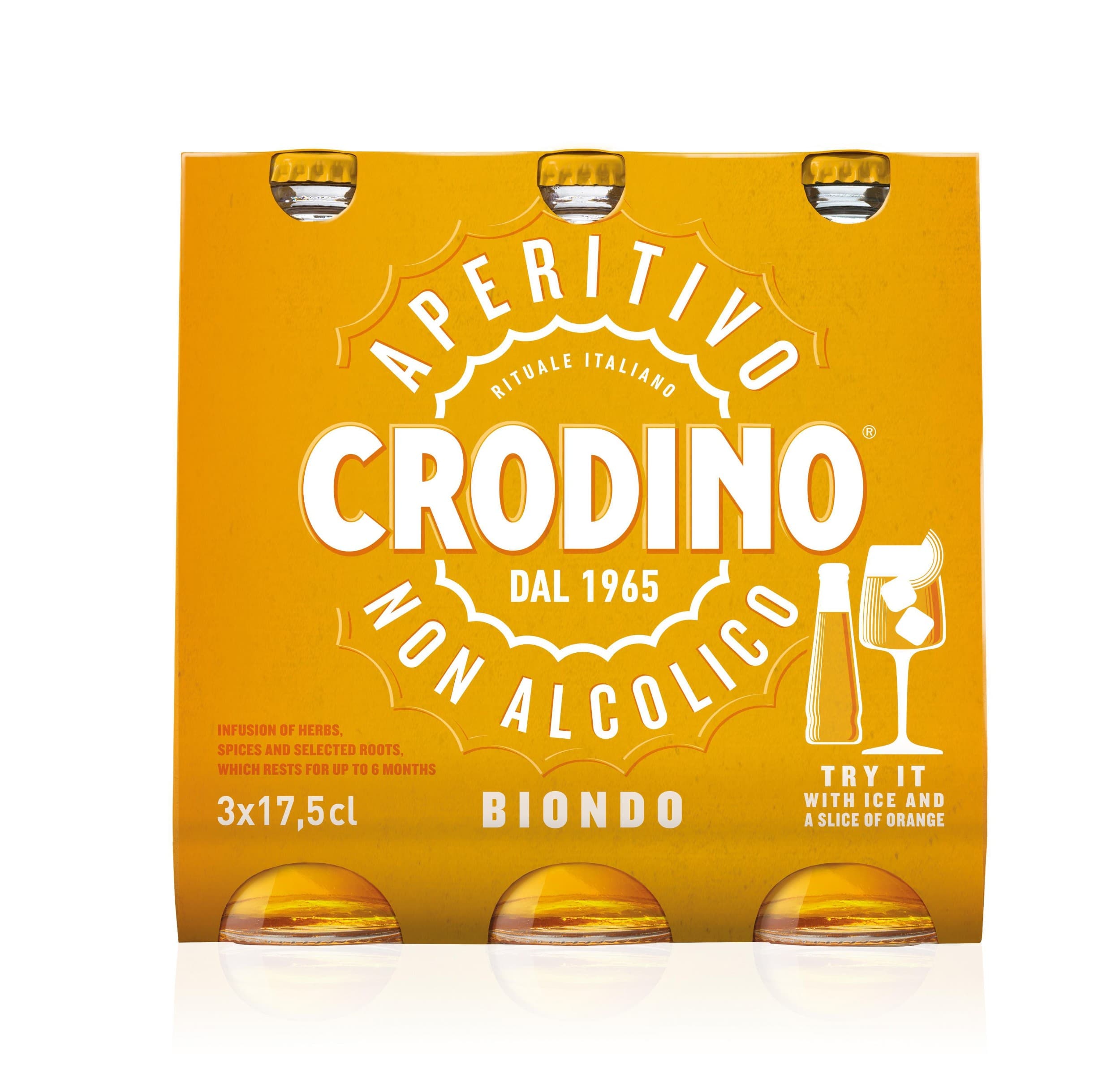 Crodino Biondo Soft Drink 0% 3x0,175l