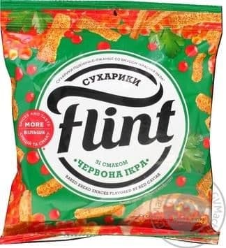 Flint Suchary pšenično-žitné s příchutí červeného kaviáru 70g