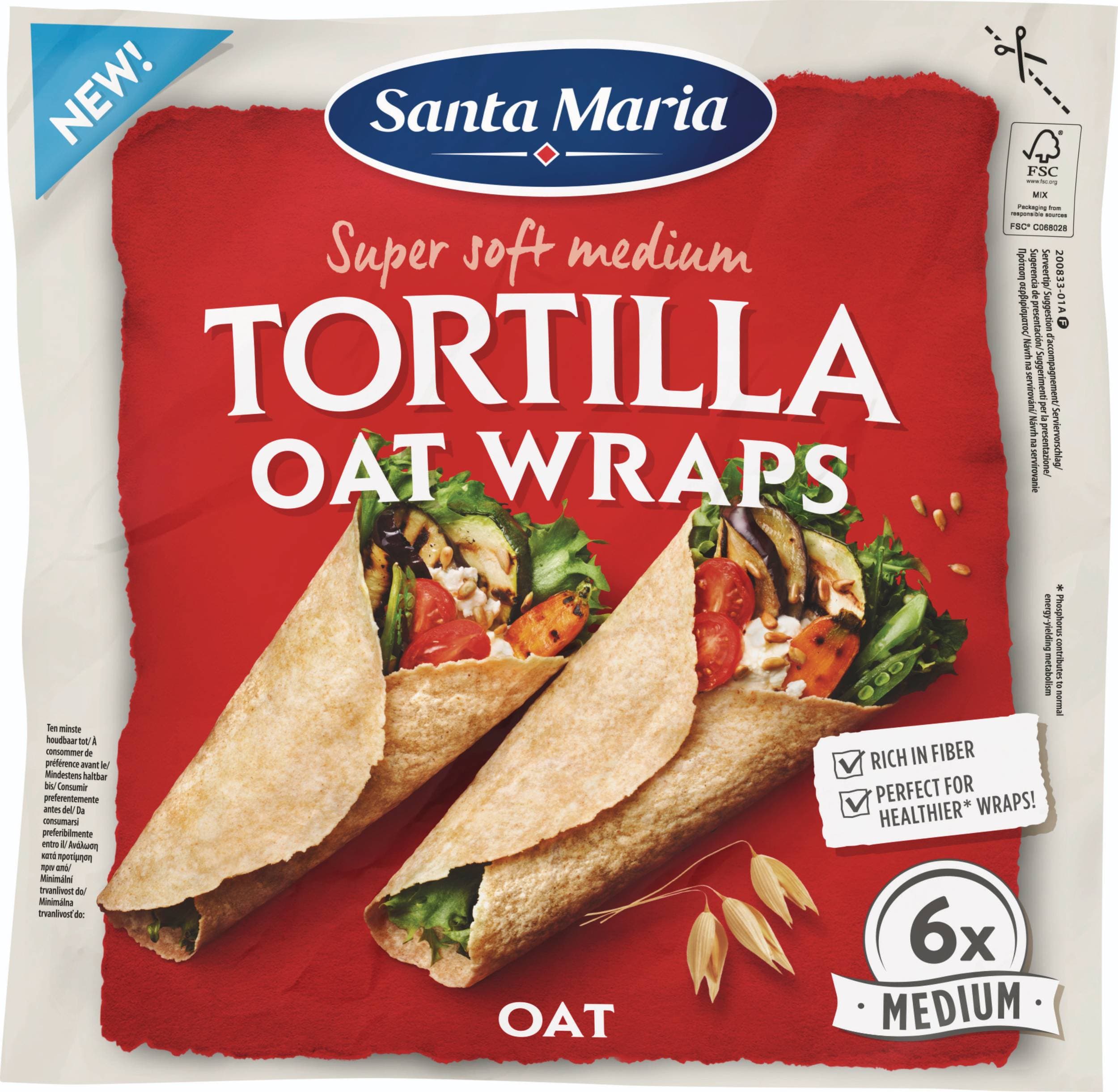 Santa Maria Ovesná tortilla 240g