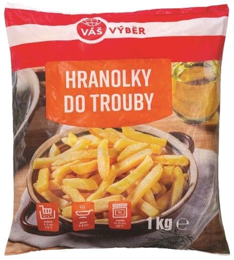 Váš Výběr Hranolky do trouby 10x10 mražené 1000g